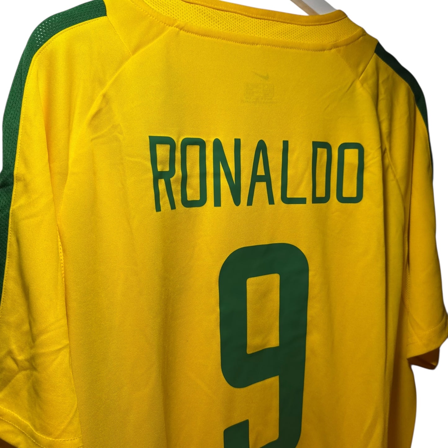 YK Ronaldo Brazil 2002 retro Home Jersey