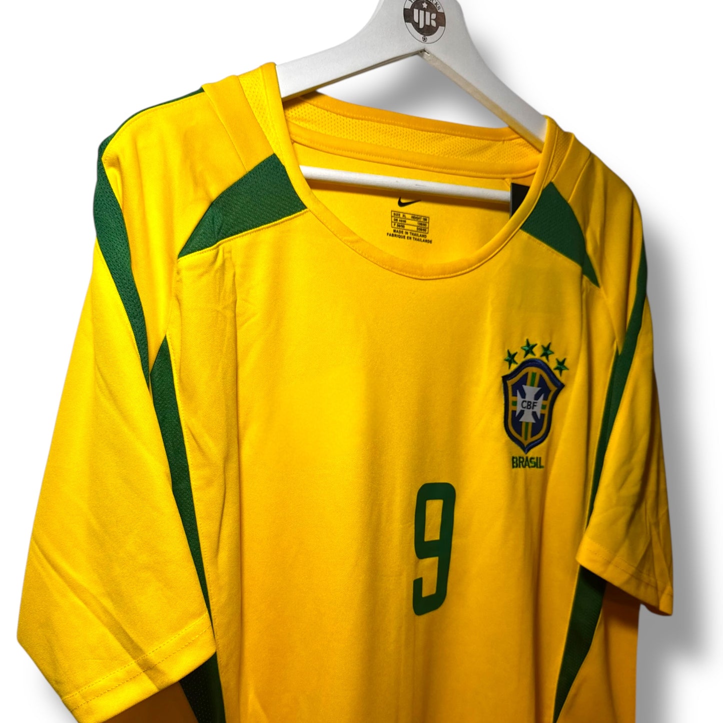 YK Ronaldo Brazil 2002 retro Home Jersey