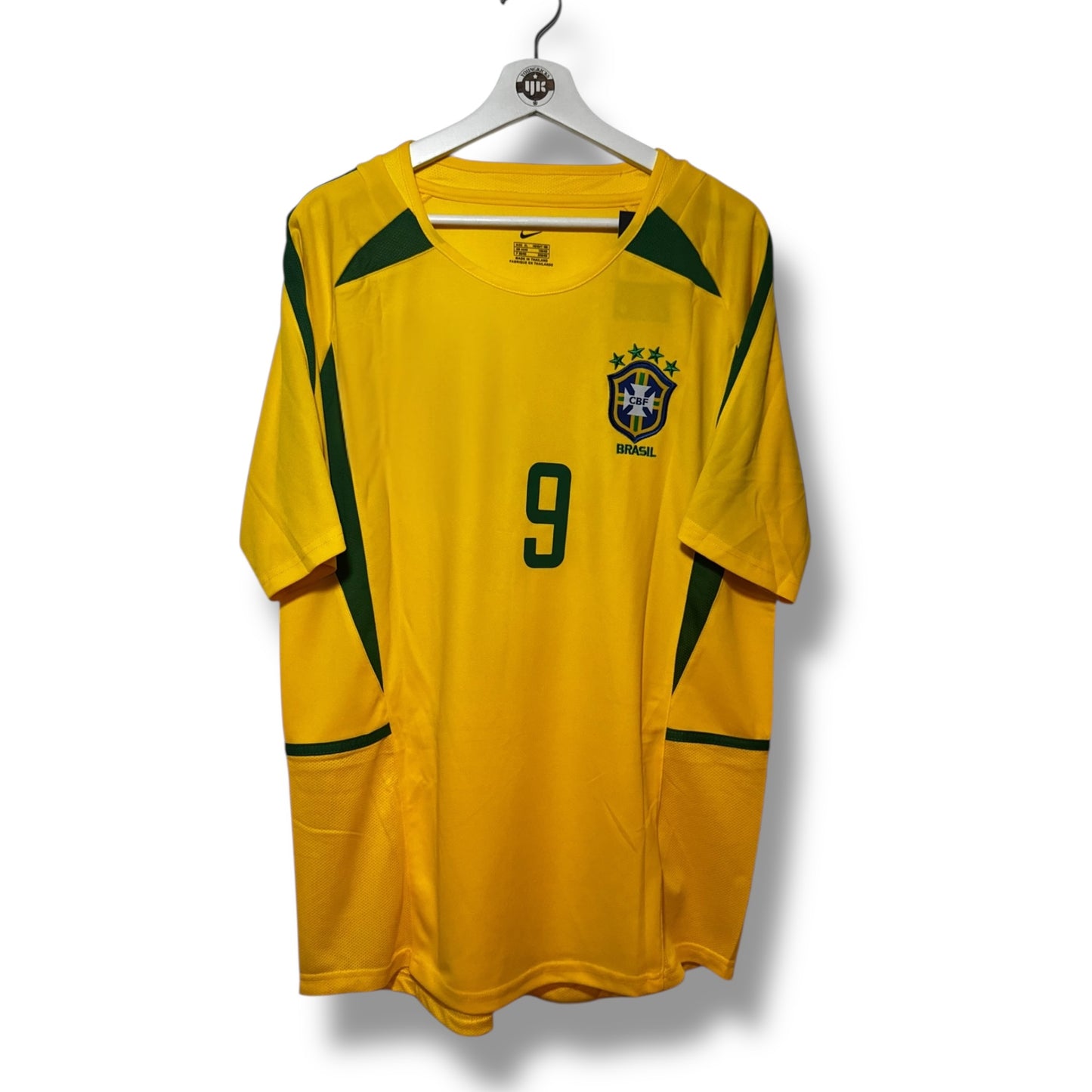 YK Ronaldo Brazil 2002 retro Home Jersey