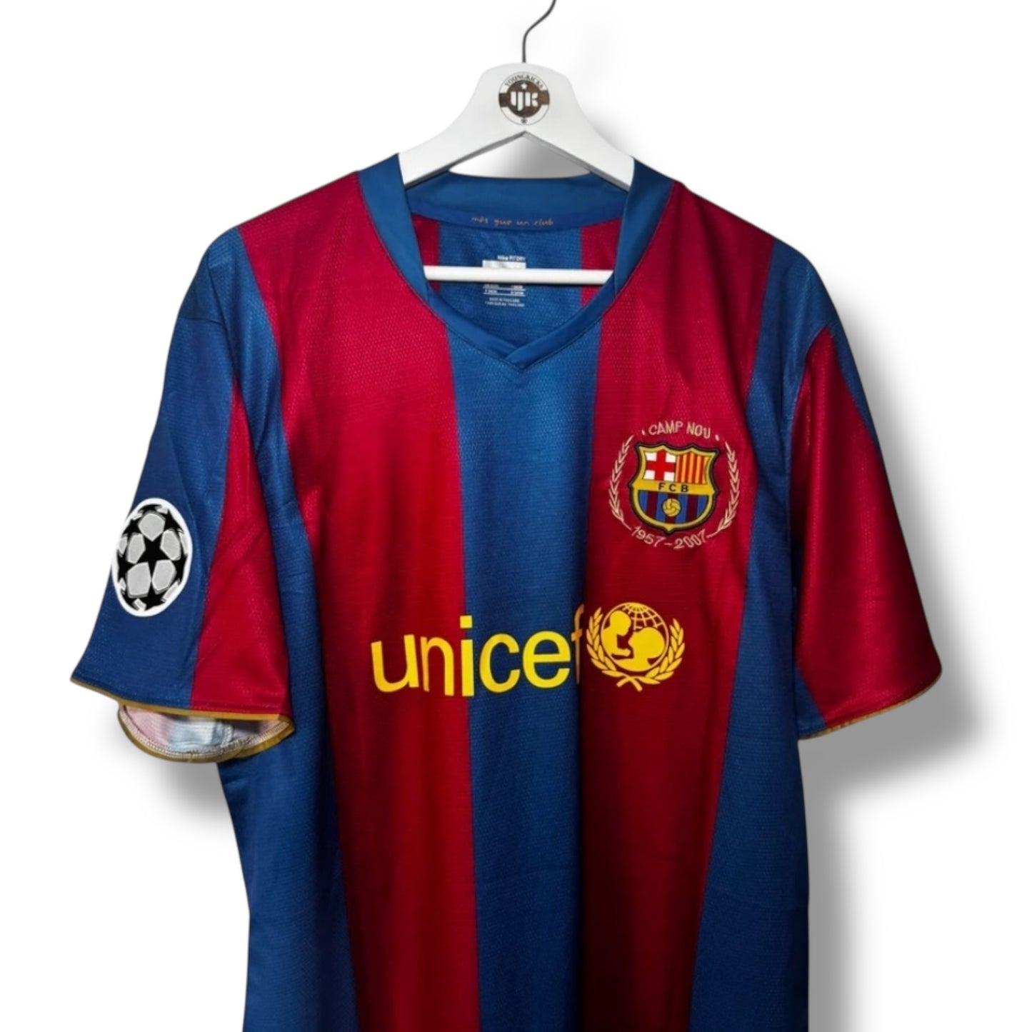 YK Ronaldinho Barcelona 2007/08 retro Home Jersey