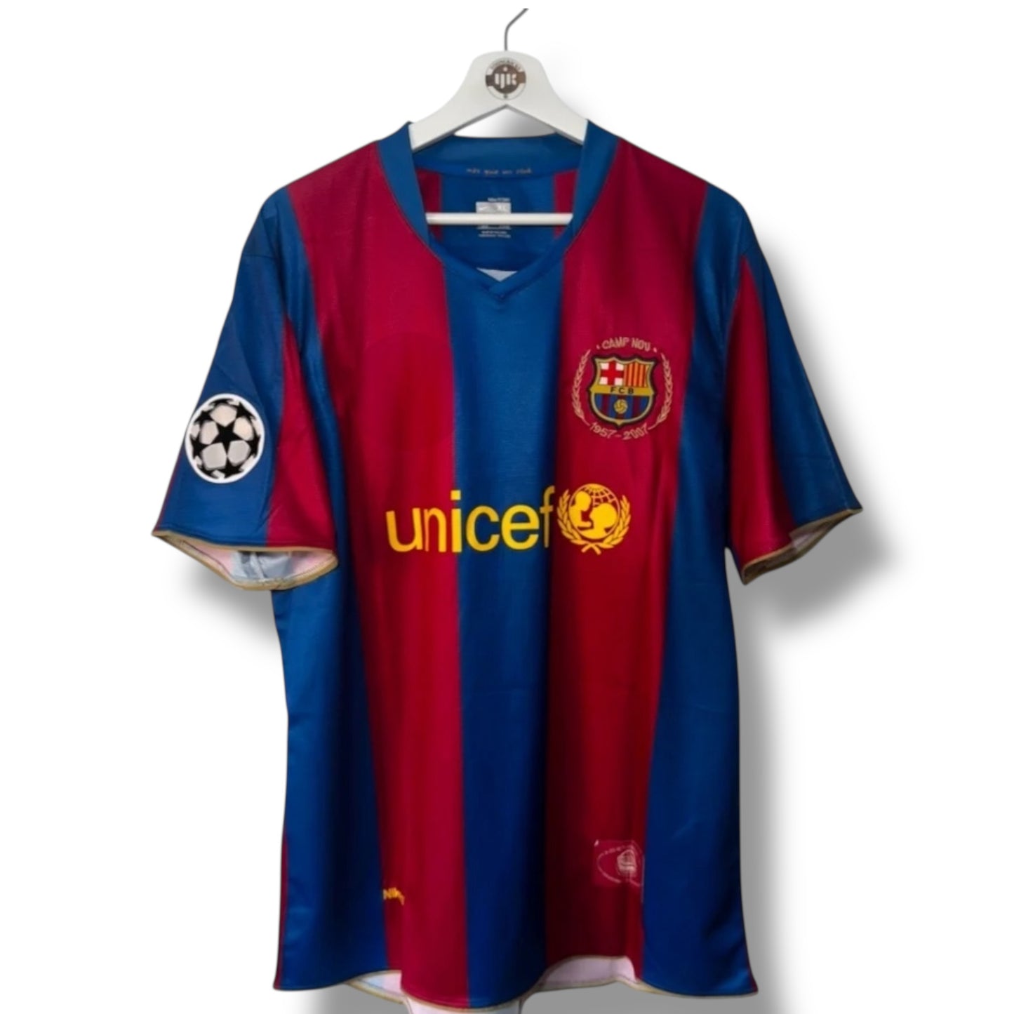 YK Ronaldinho Barcelona 2007/08 retro Home Jersey