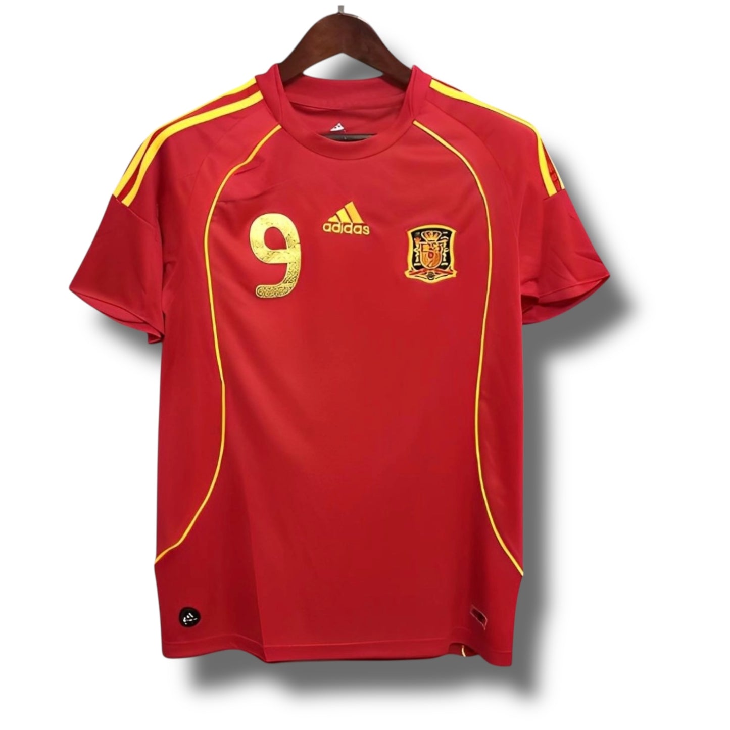 YK Torres Spain 2008 retro Euro Home Jersey