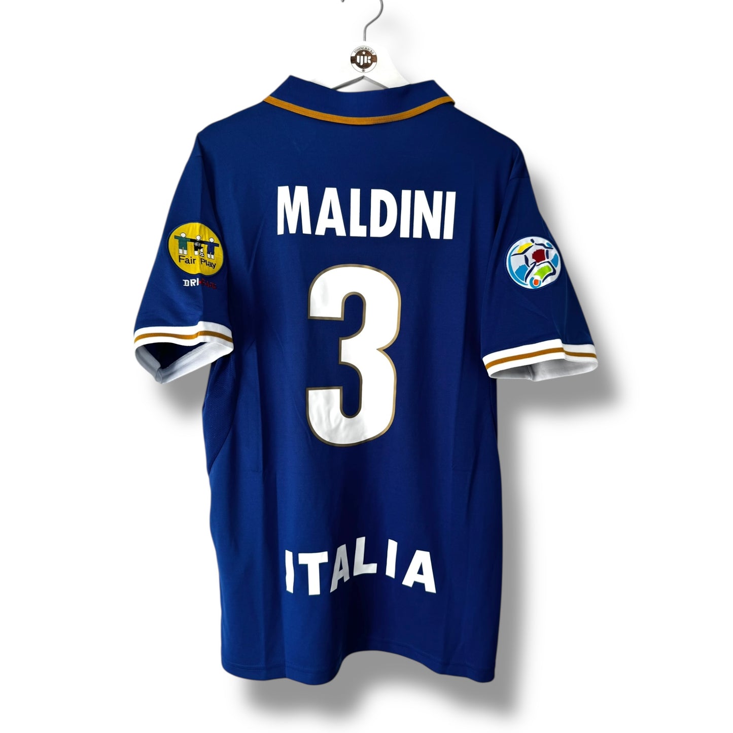 YK Maldini Italy 1996 retro Home Jersey