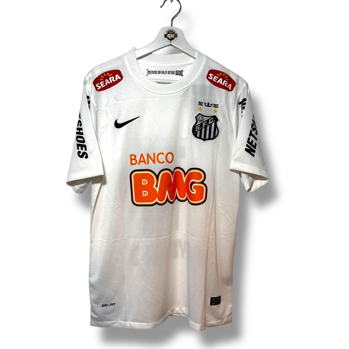 YK Neymar JR Santos 2012/13 retro Home Jersey