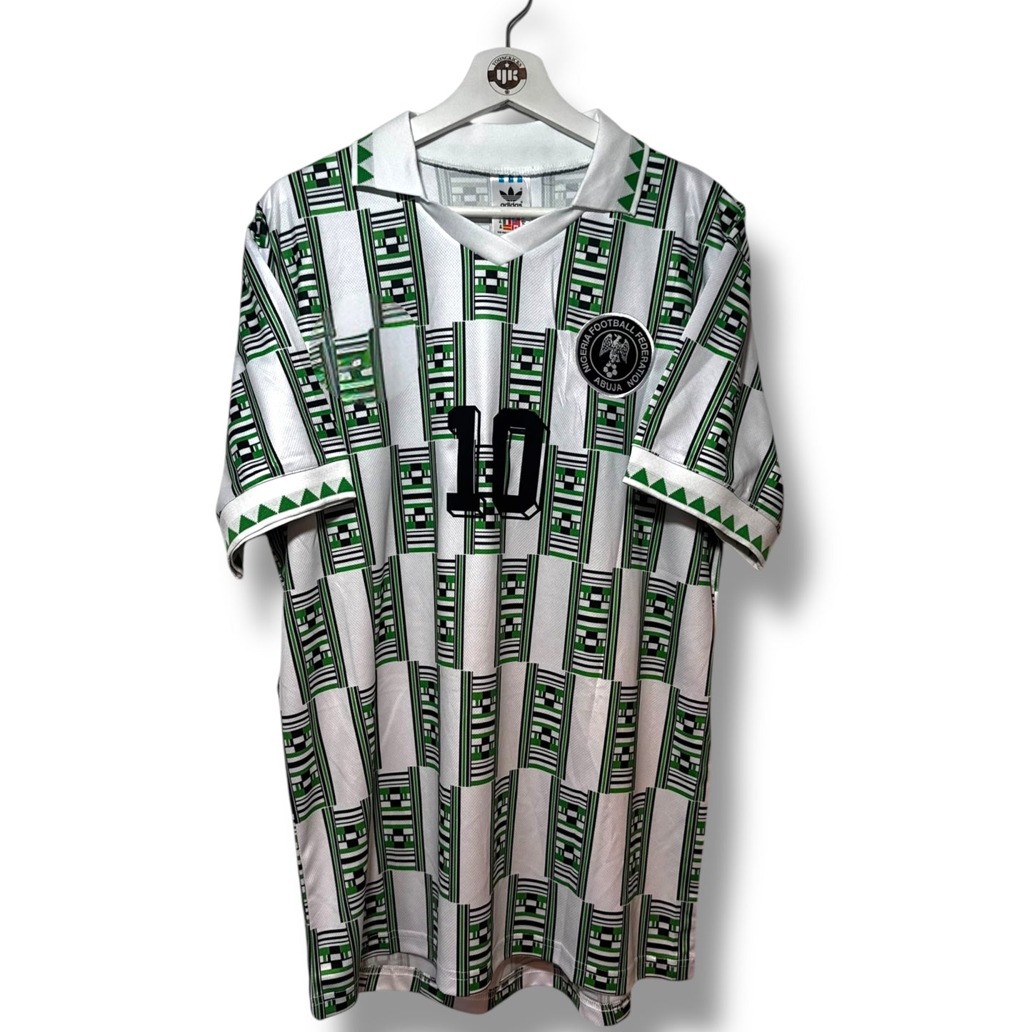 YK Okocha Nigeria 1994 retro Home Jersey