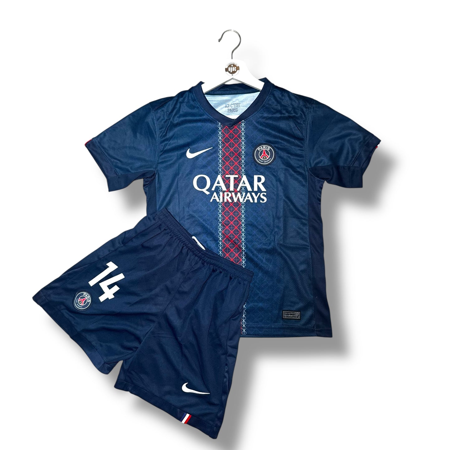 YK Kids Désiré Doué PSG 2025/26 Home Kit