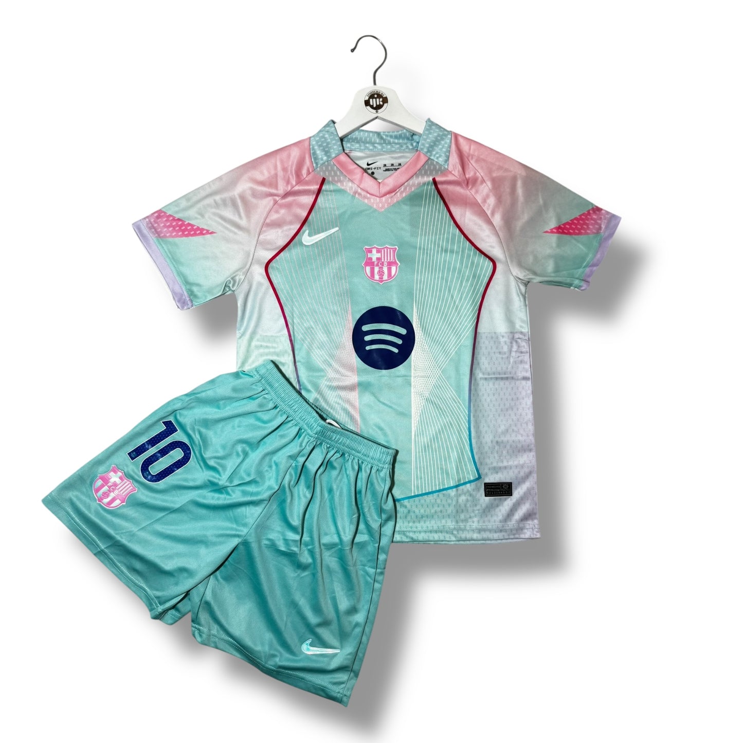 YK Kids Lamine Yamal Barcelona 2025/26 Light Blue Special Edition Kit