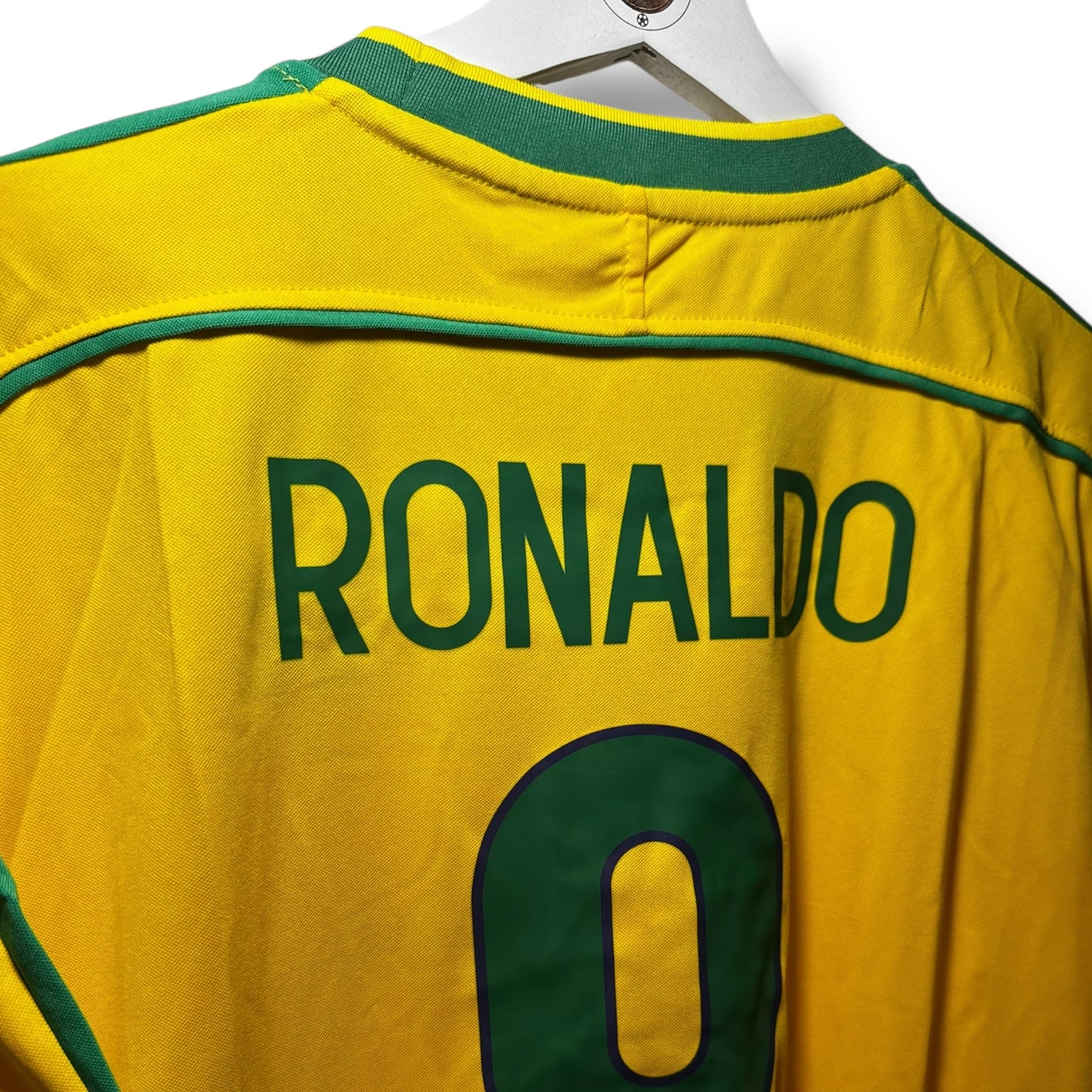 YK Ronaldo Brazil 1998 retro Home Jersey