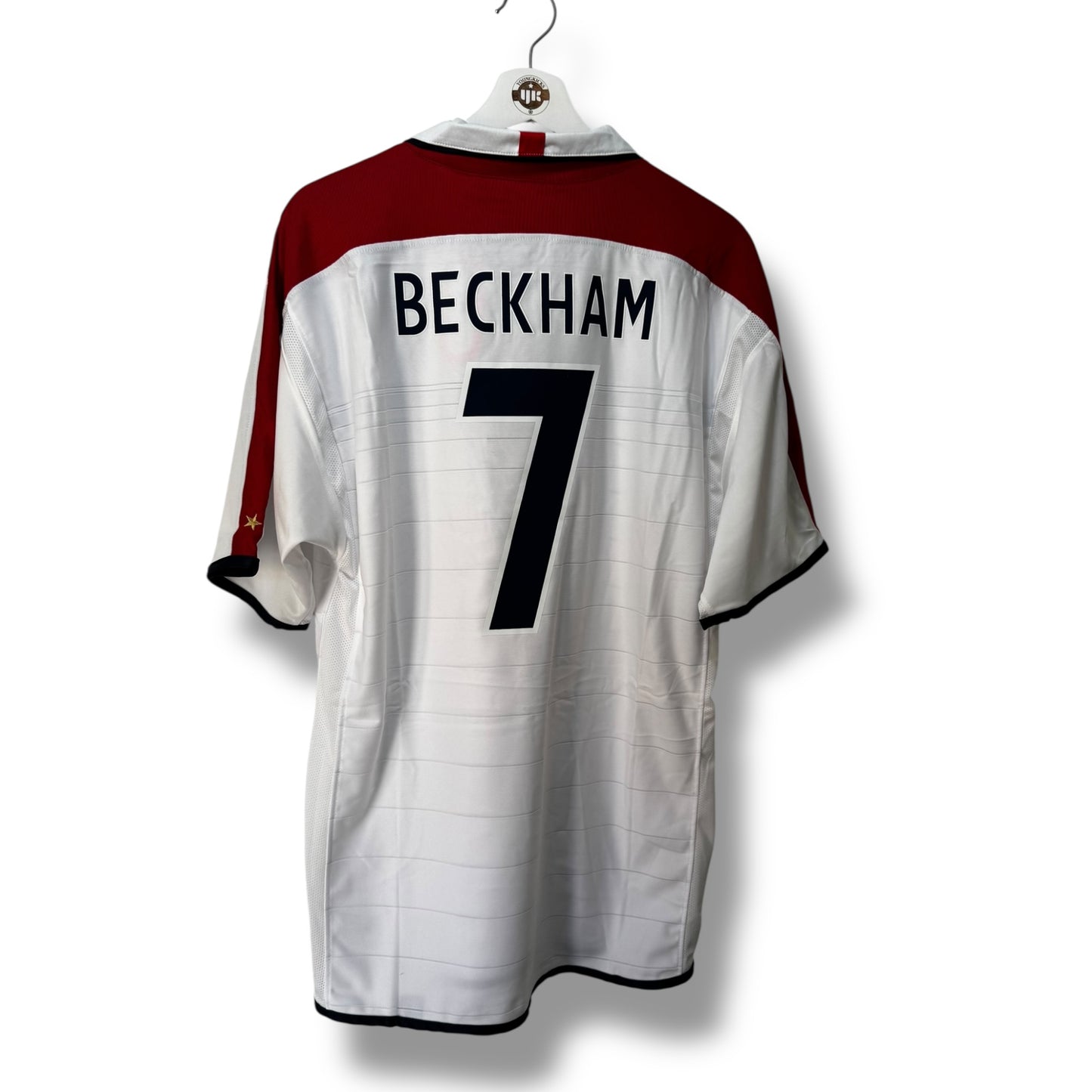 YK Beckham England 2004 retro Home Jersey