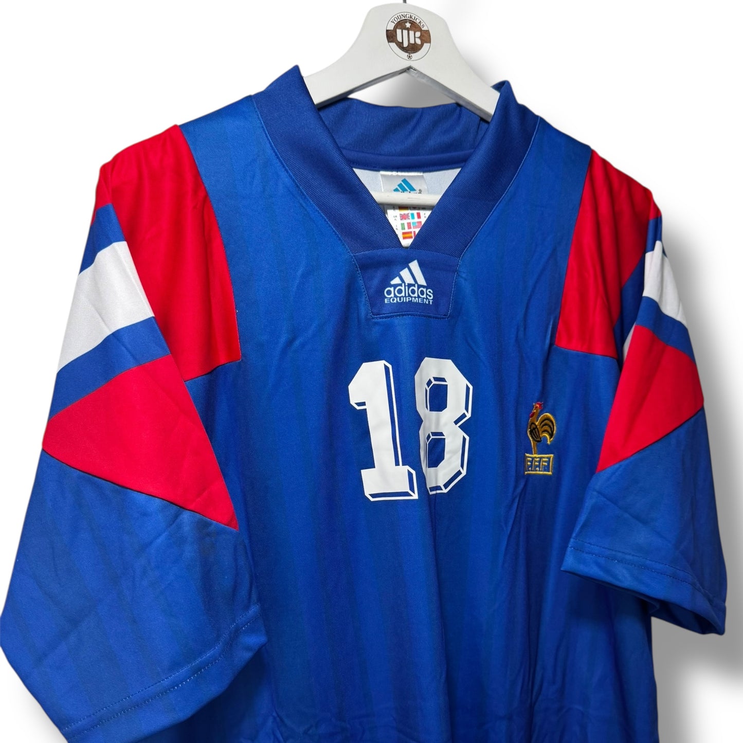 YK Cantona France 1992/94 retro Home Jersey