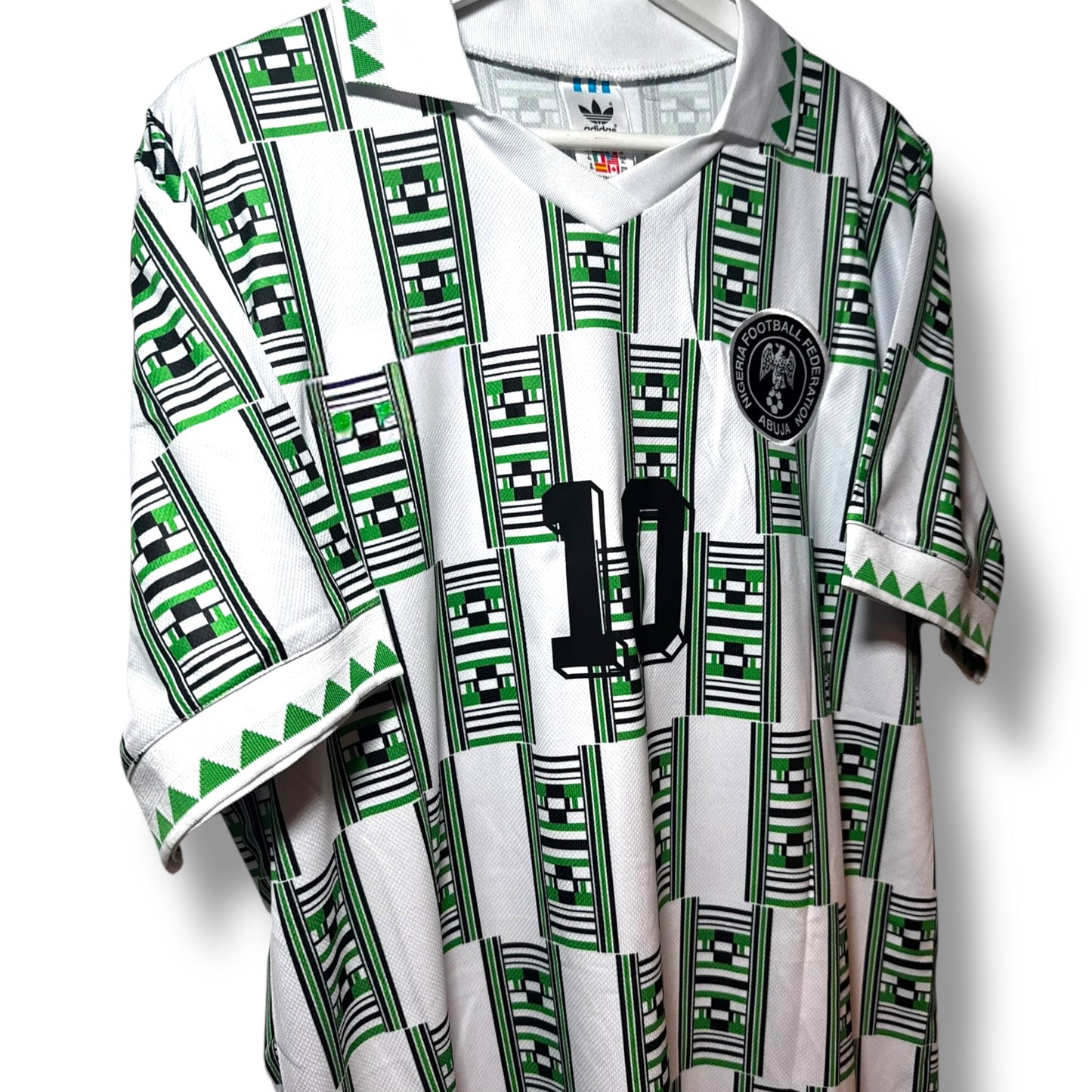 YK Okocha Nigeria 1994 retro Home Jersey