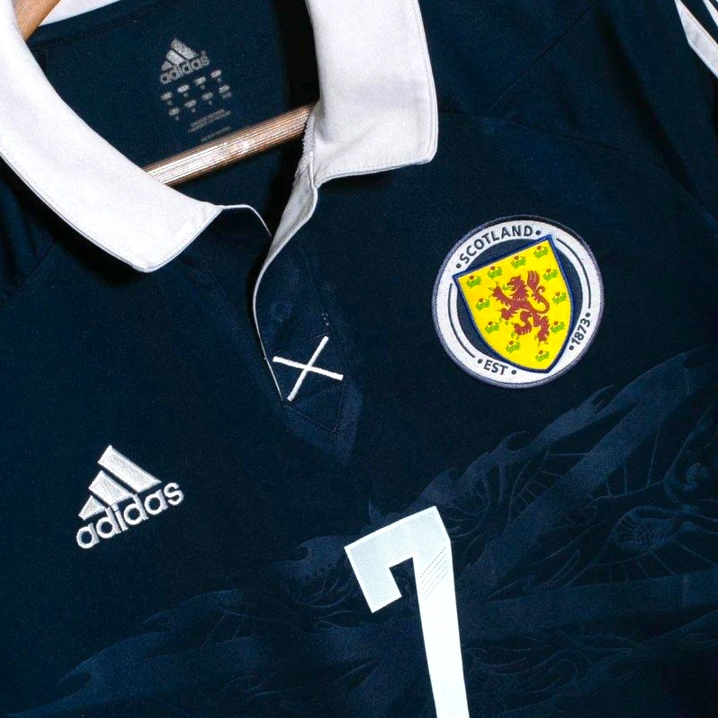 YK Darren Fletcher Scotland 2011/13 retro Home Jersey