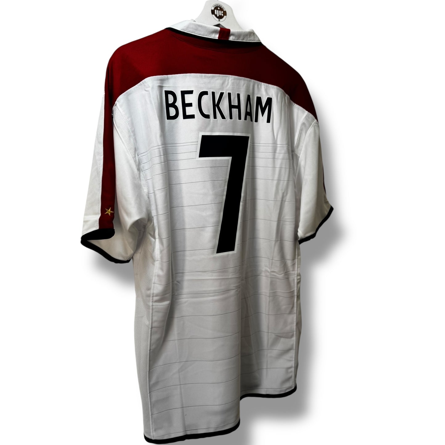 YK Beckham England 2004 retro Home Jersey