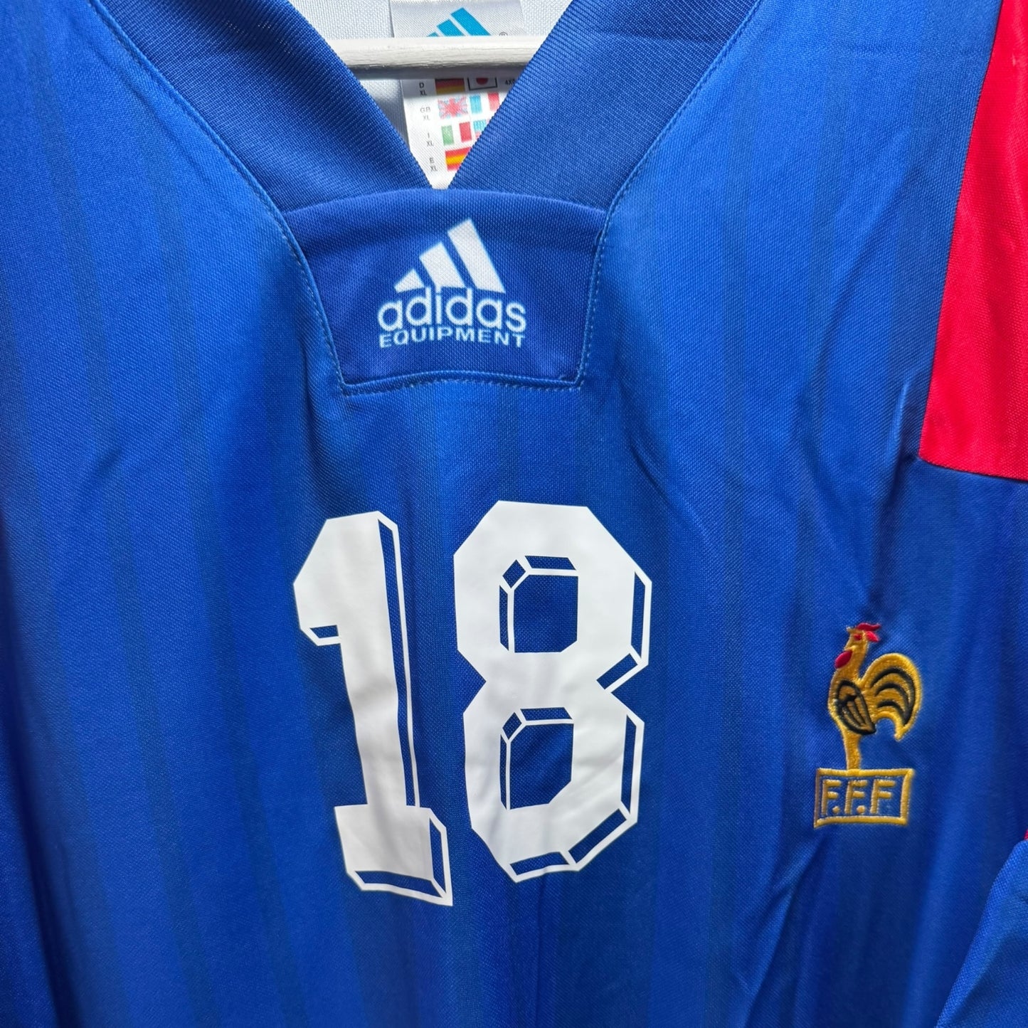 YK Cantona France 1992/94 retro Home Jersey