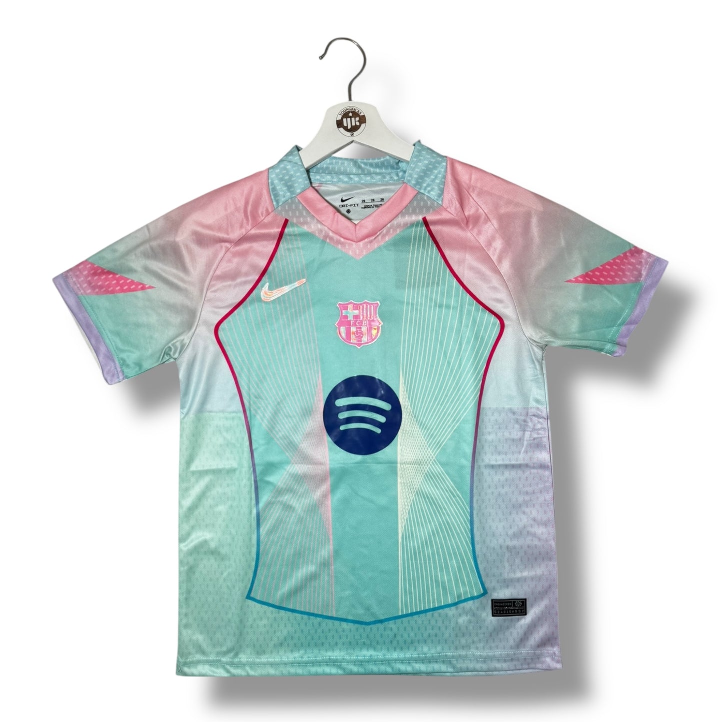 YK Kids Lamine Yamal Barcelona 2025/26 Light Blue Special Edition Kit