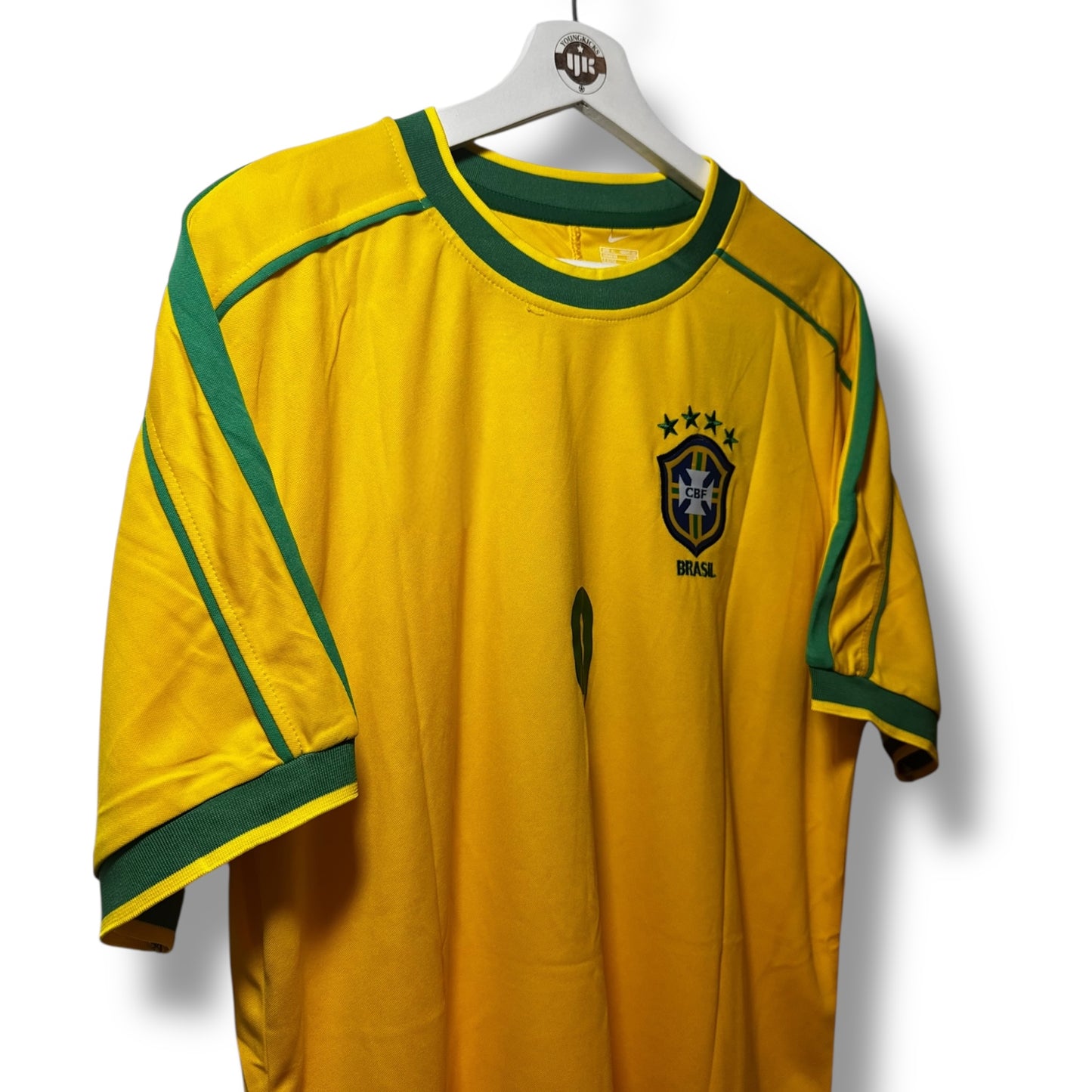 YK Ronaldo Brazil 1998 retro Home Jersey