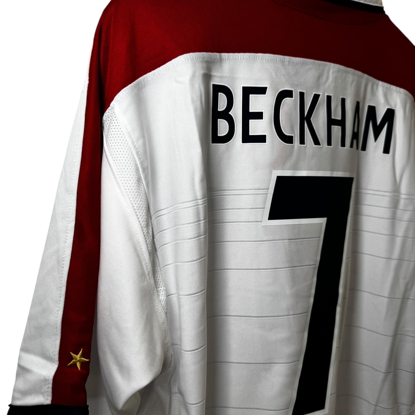 YK Beckham England 2004 retro Home Jersey