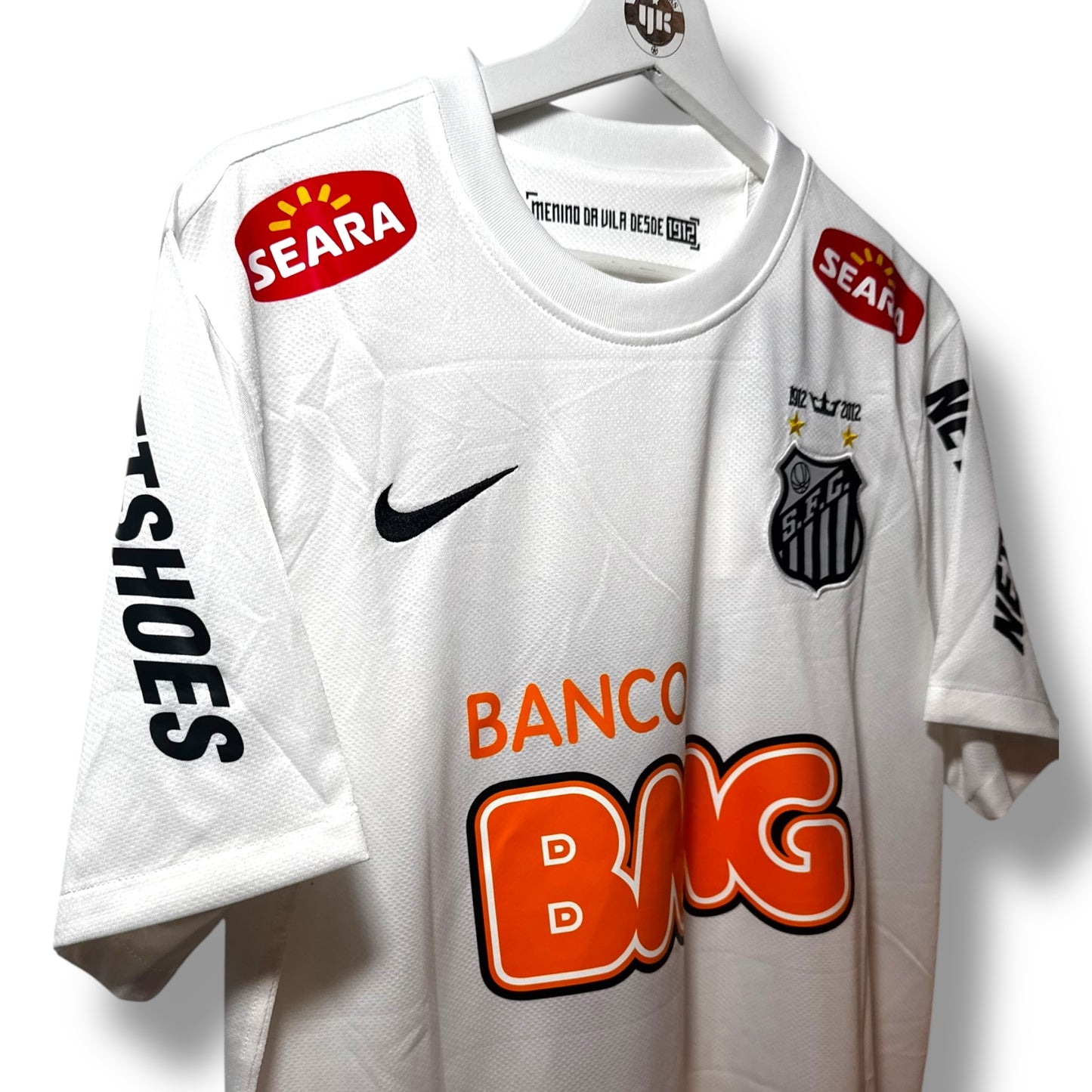 YK Neymar JR Santos 2012/13 retro Home Jersey