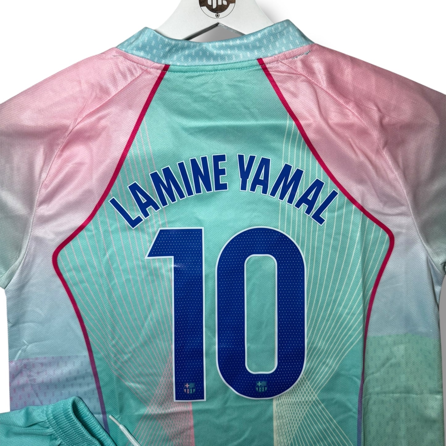 YK Kids Lamine Yamal Barcelona 2025/26 Light Blue Special Edition Kit