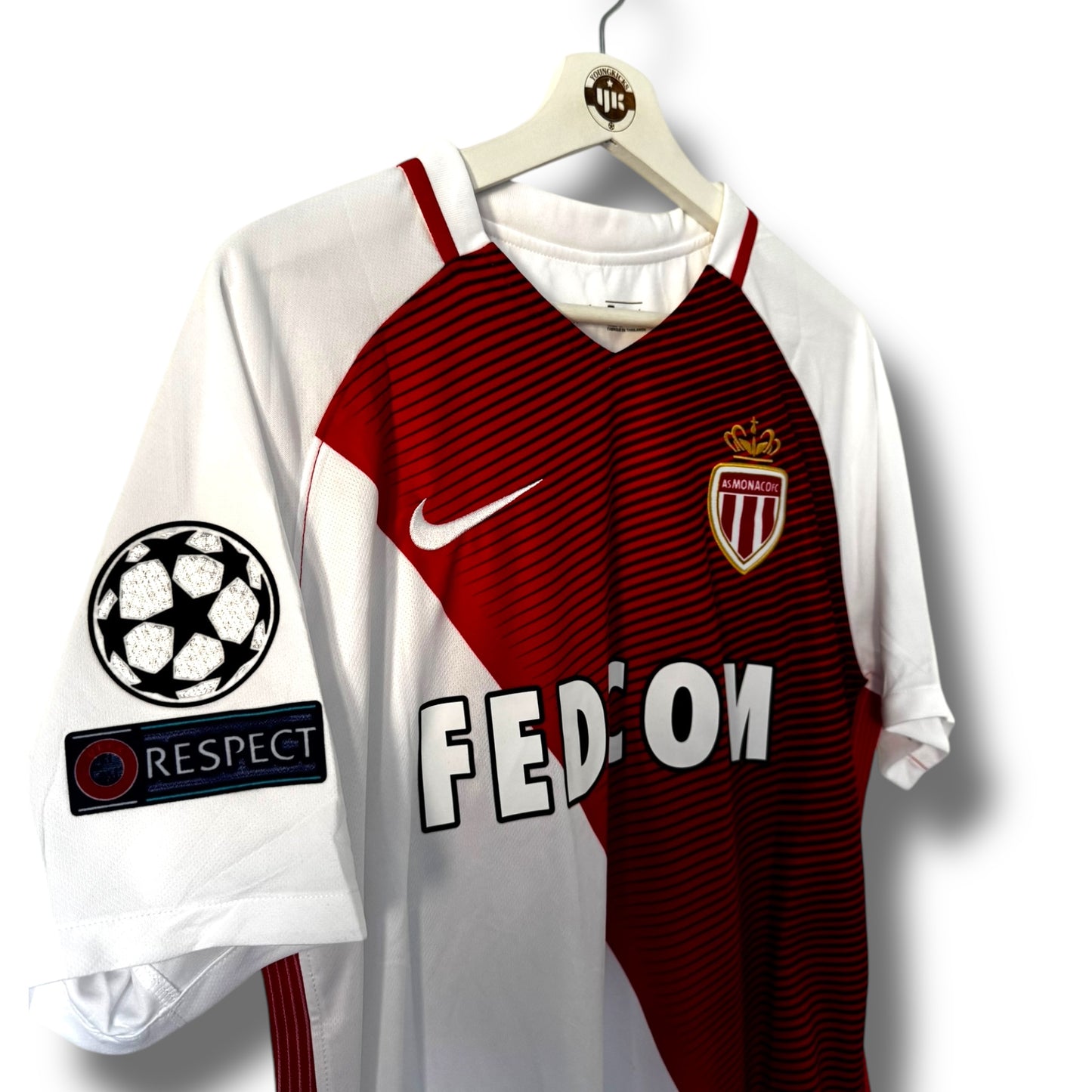 YK Mbappe Monaco 2016/17 retro Home Jersey