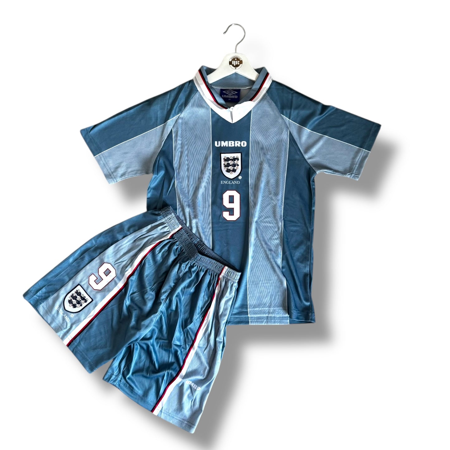 YK Kids Shearer England 1996 retro Away Kit