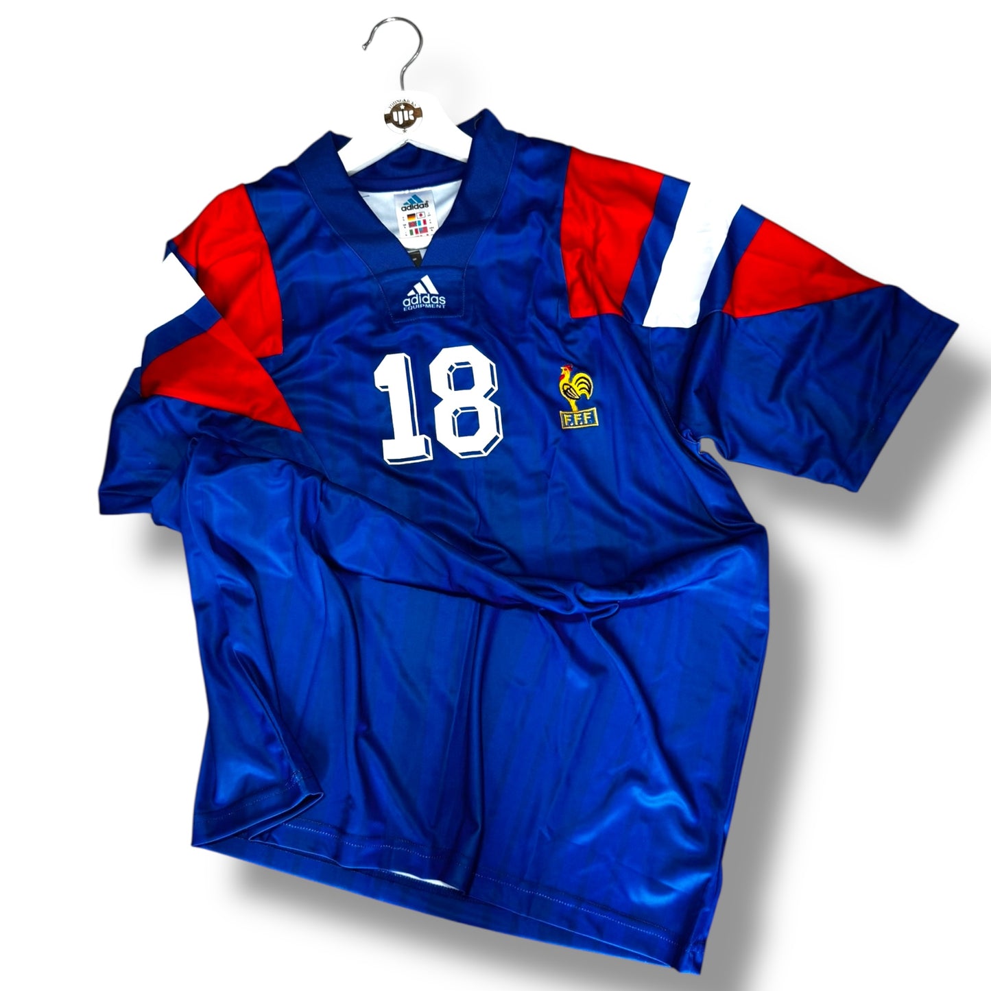 YK Cantona France 1992/94 retro Home Jersey