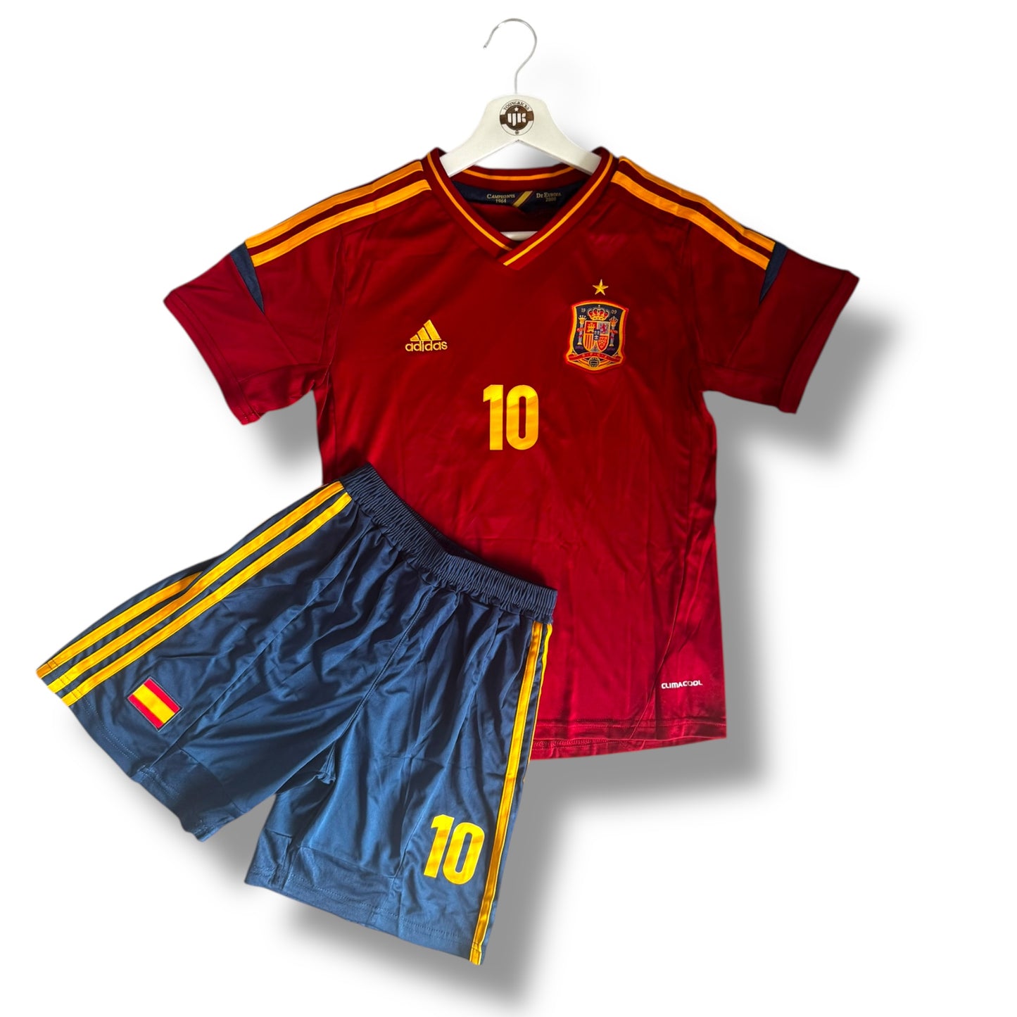YK Kids Fabregas Spain 2012 retro Home Kit