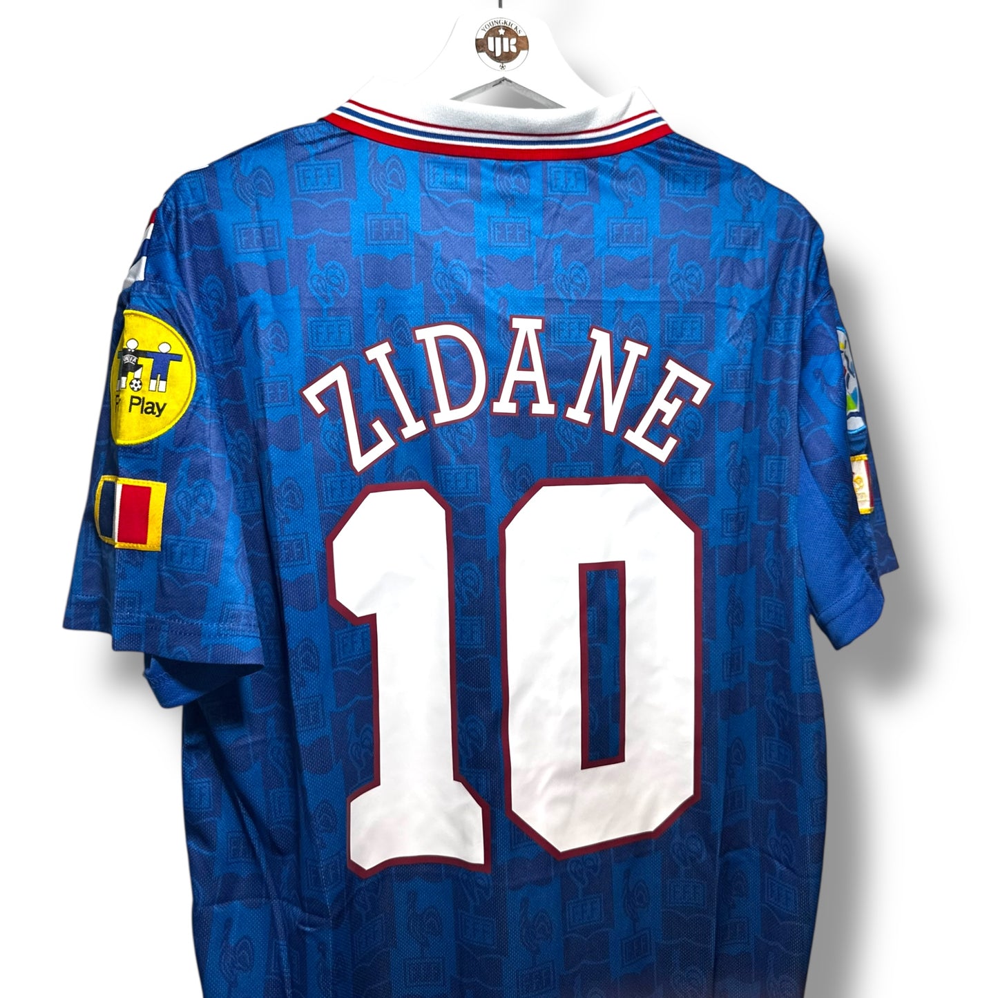 YK Zidane France 1996 retro Home Jersey