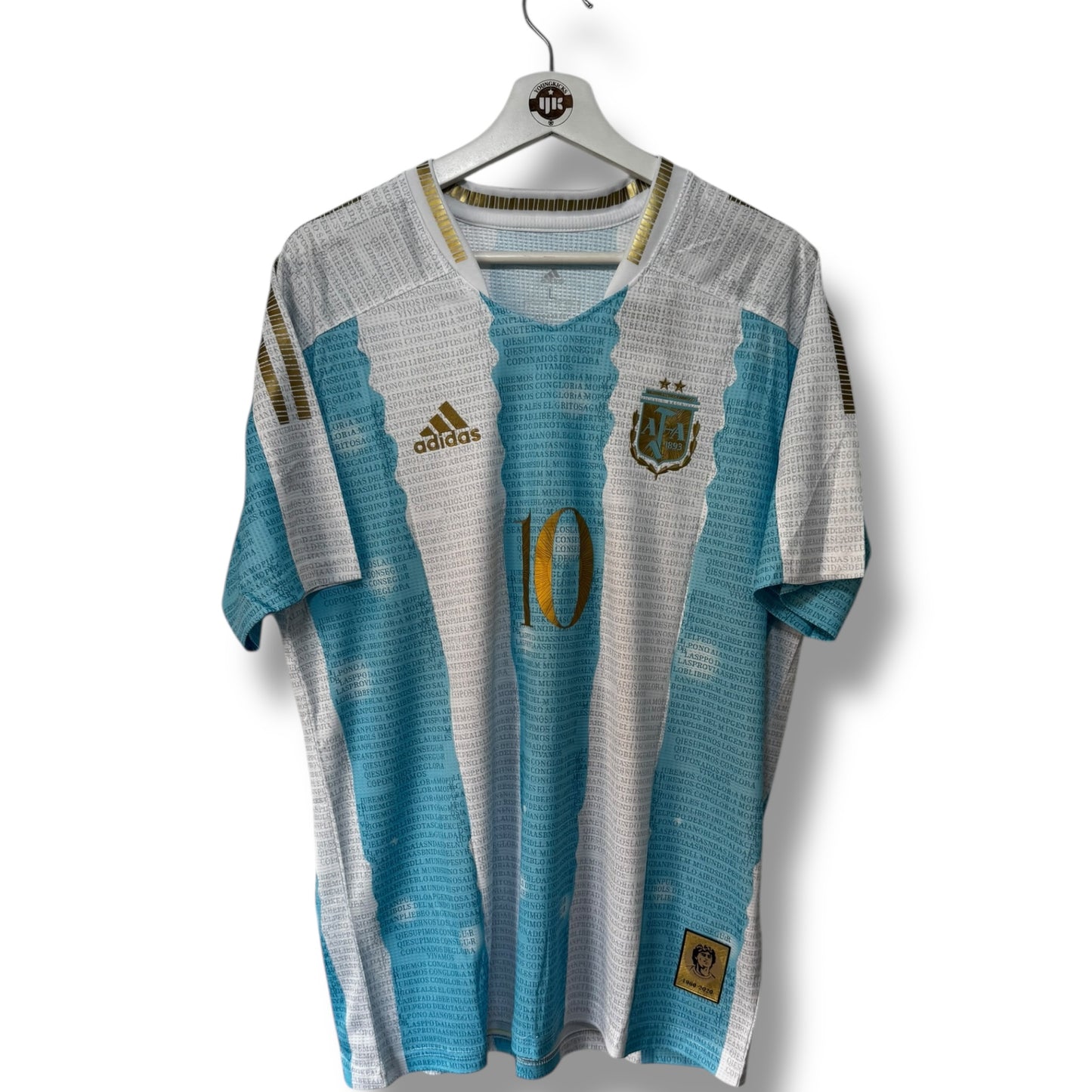 YK Messi Argentina 2021 Maradona Tribute Jersey