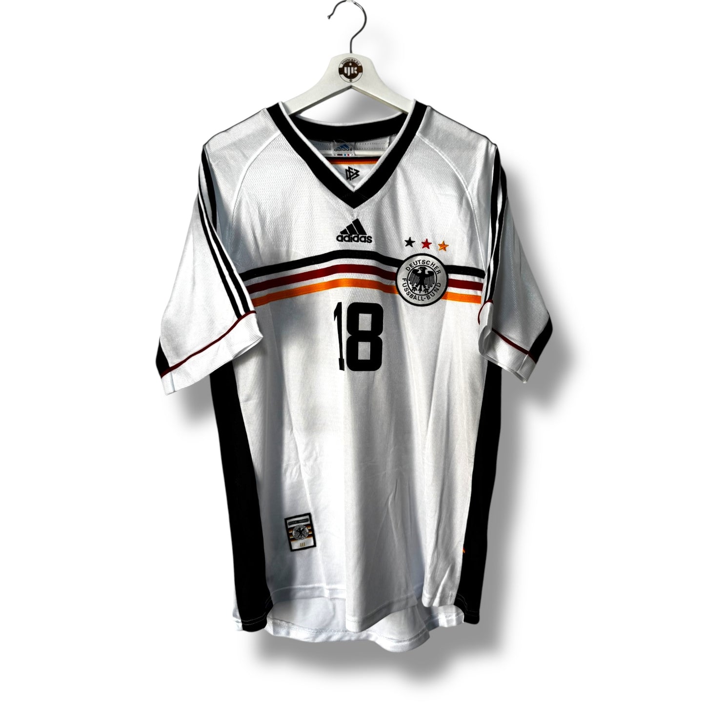 YK Klinsmann Germany 1998 retro Home Jersey