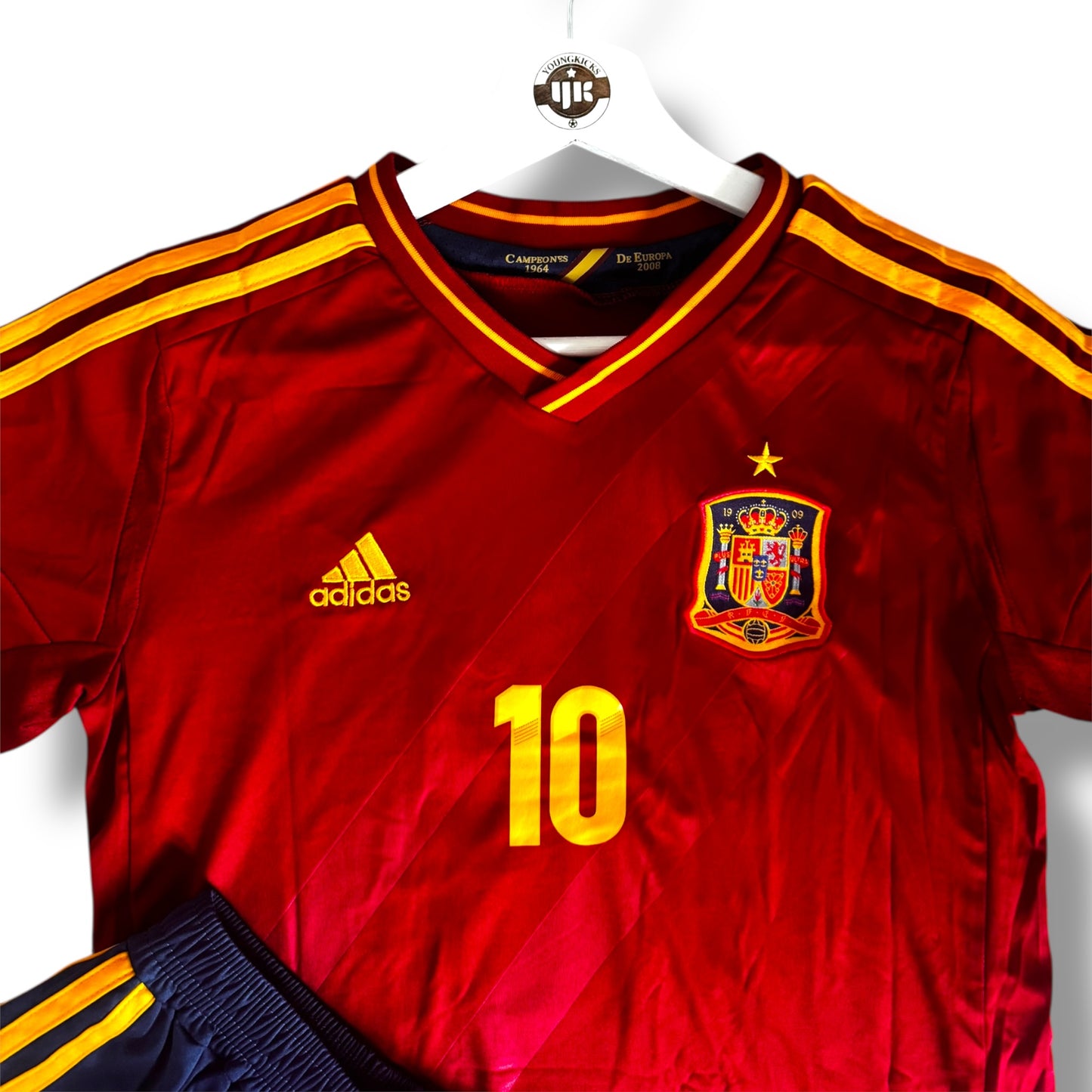 YK Kids Fabregas Spain 2012 retro Home Kit