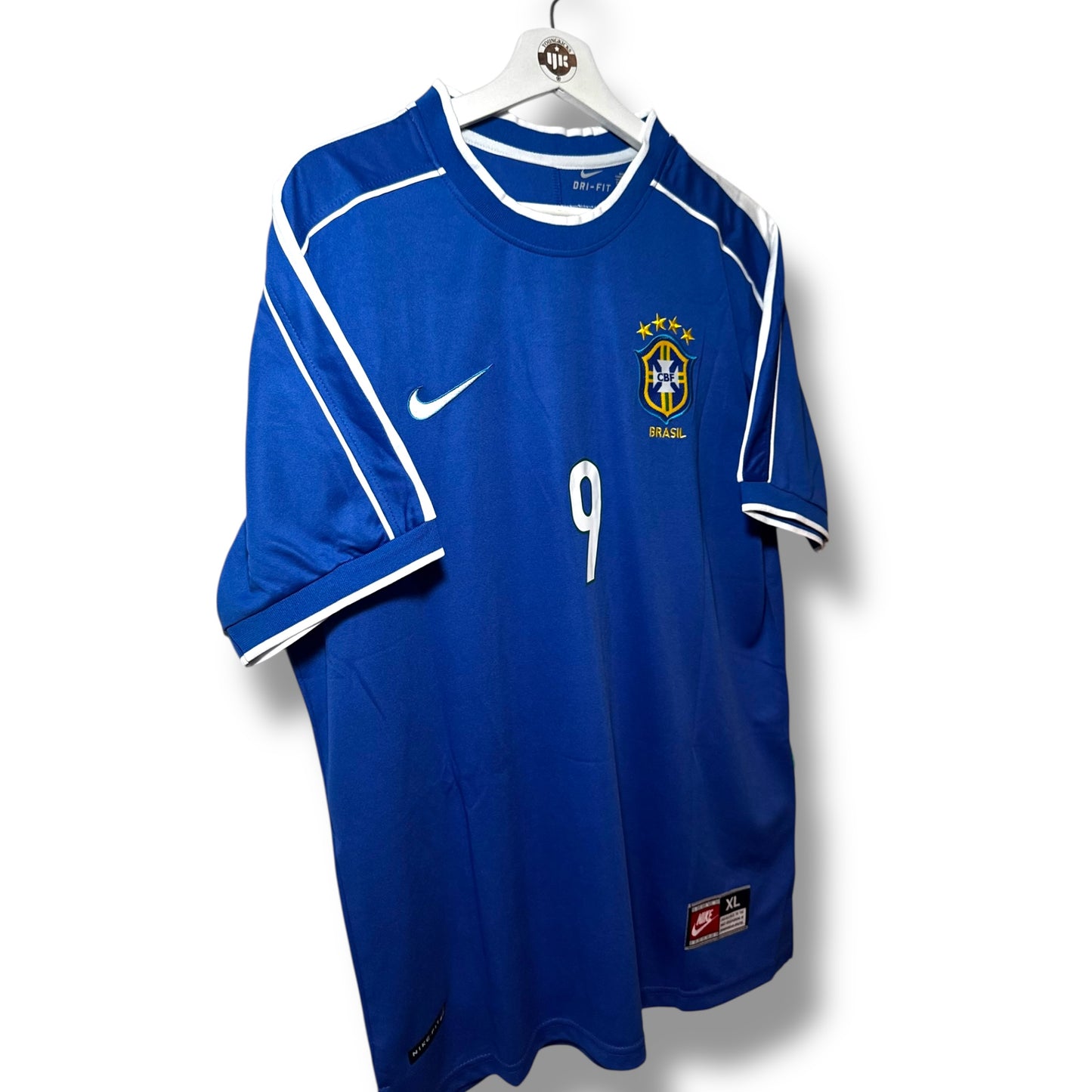 YK Ronaldo Brazil 1998 retro Away Jersey