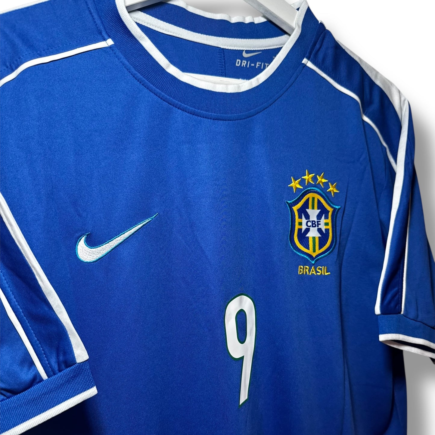 YK Ronaldo Brazil 1998 retro Away Jersey