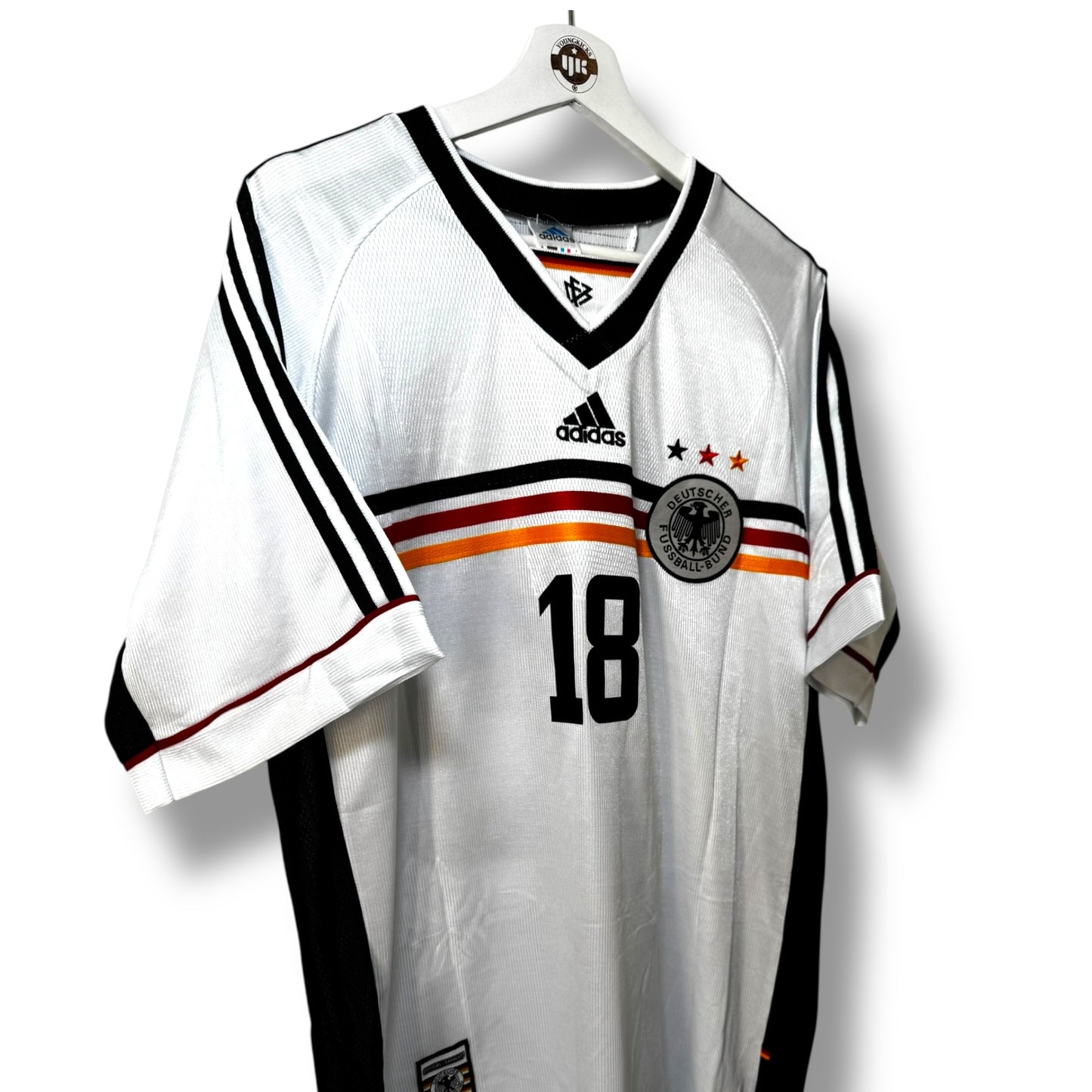 YK Klinsmann Germany 1998 retro Home Jersey