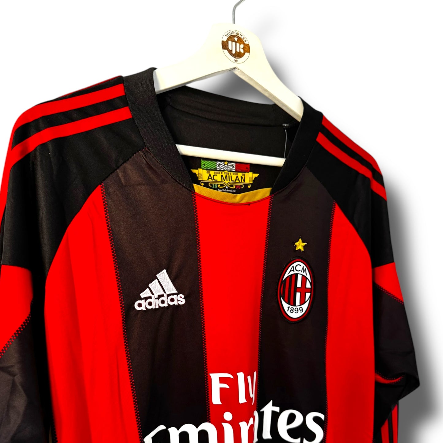 YK Ibrahimovic AC Milan 2010/11 retro Home Jersey
