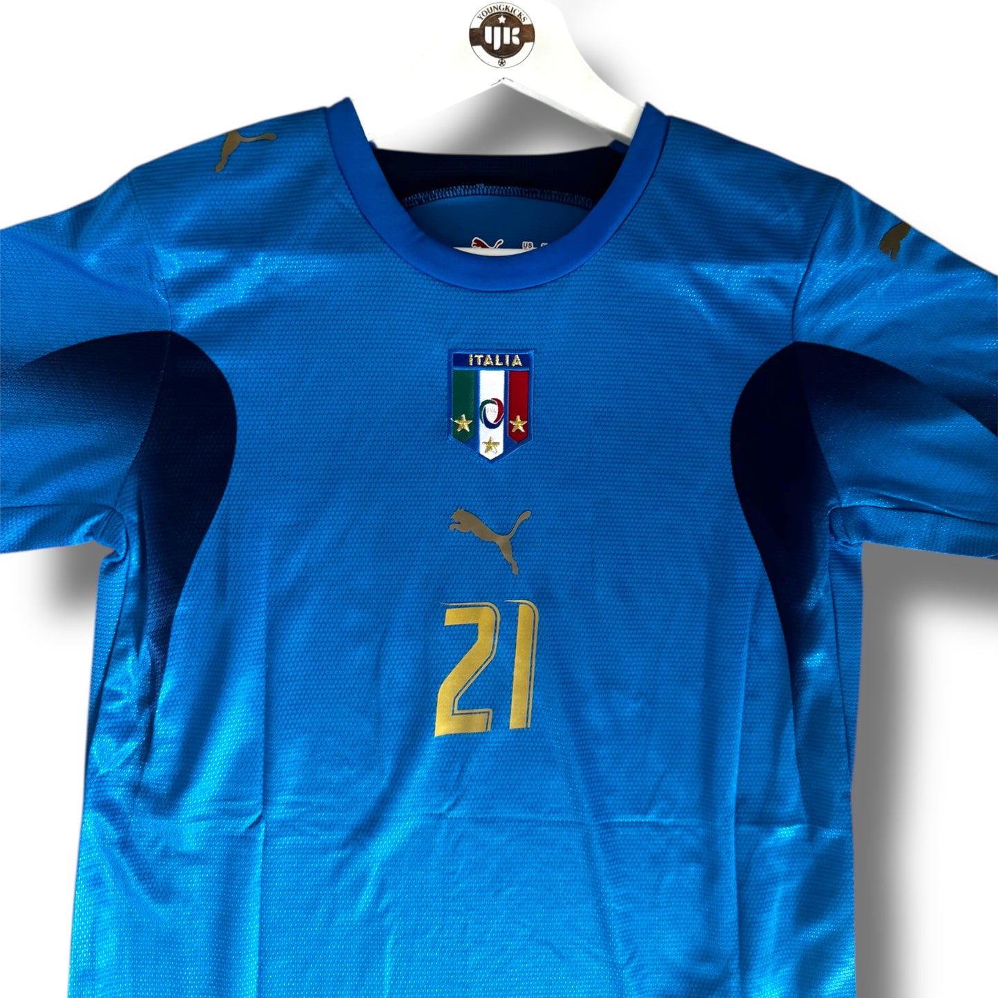 YK Kids Pirlo Italy 2006 retro Home Kit