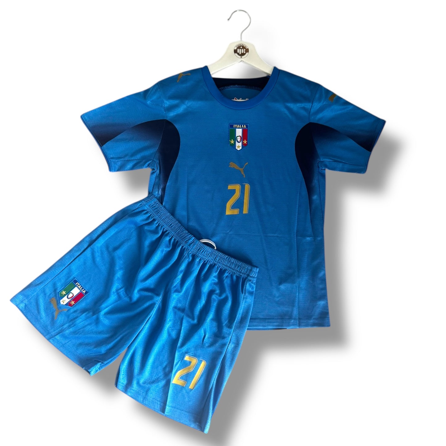 YK Kids Pirlo Italy 2006 retro Home Kit