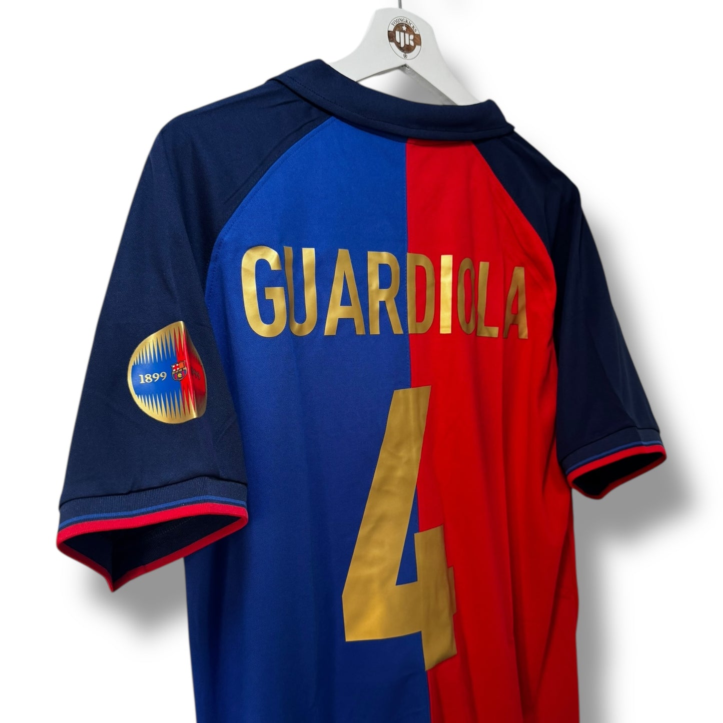 YK Guardiola Barcelona 1999/00 retro Home Jersey