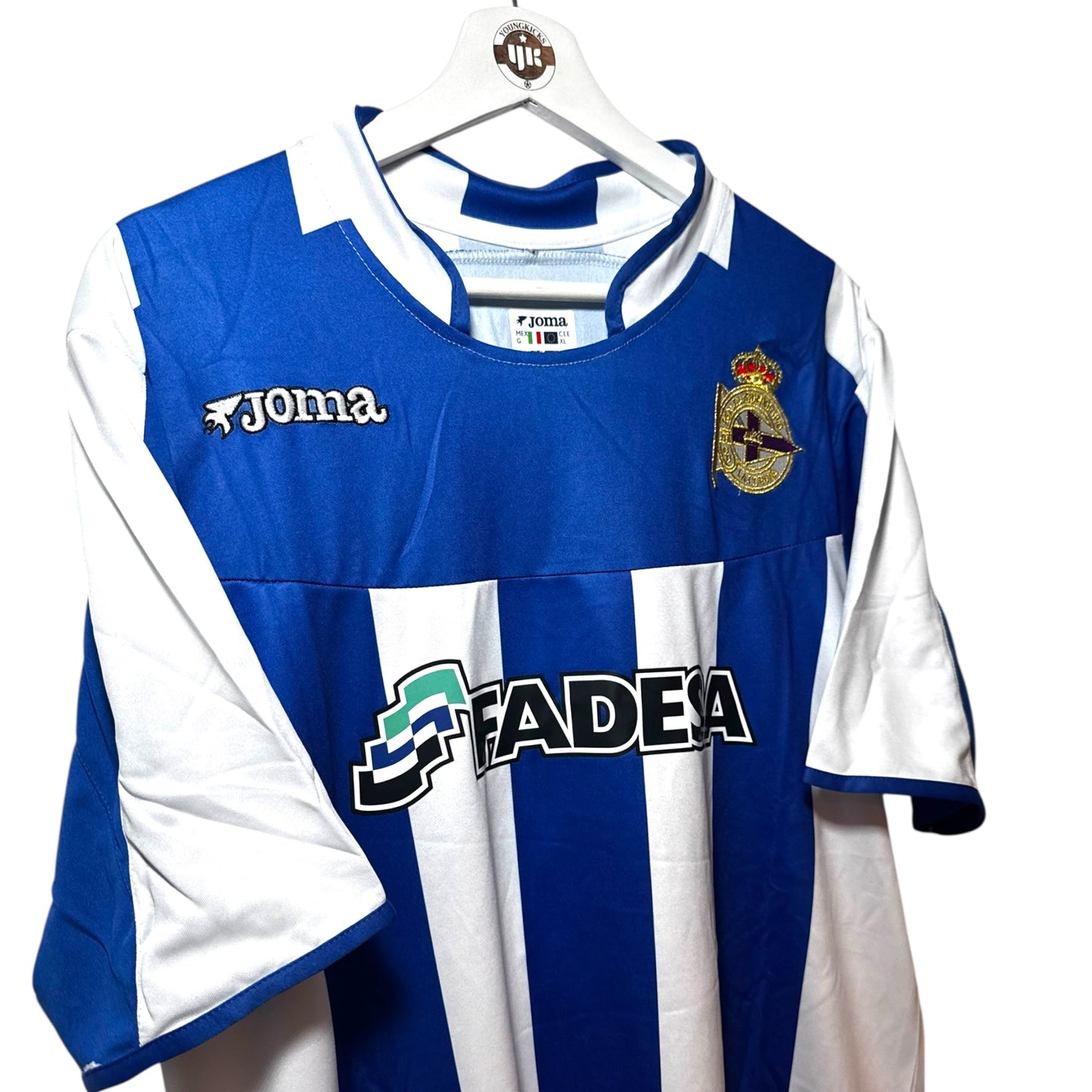 YK Diego Tristan Deportivo La Coruna 2003/04 retro Home Jersey