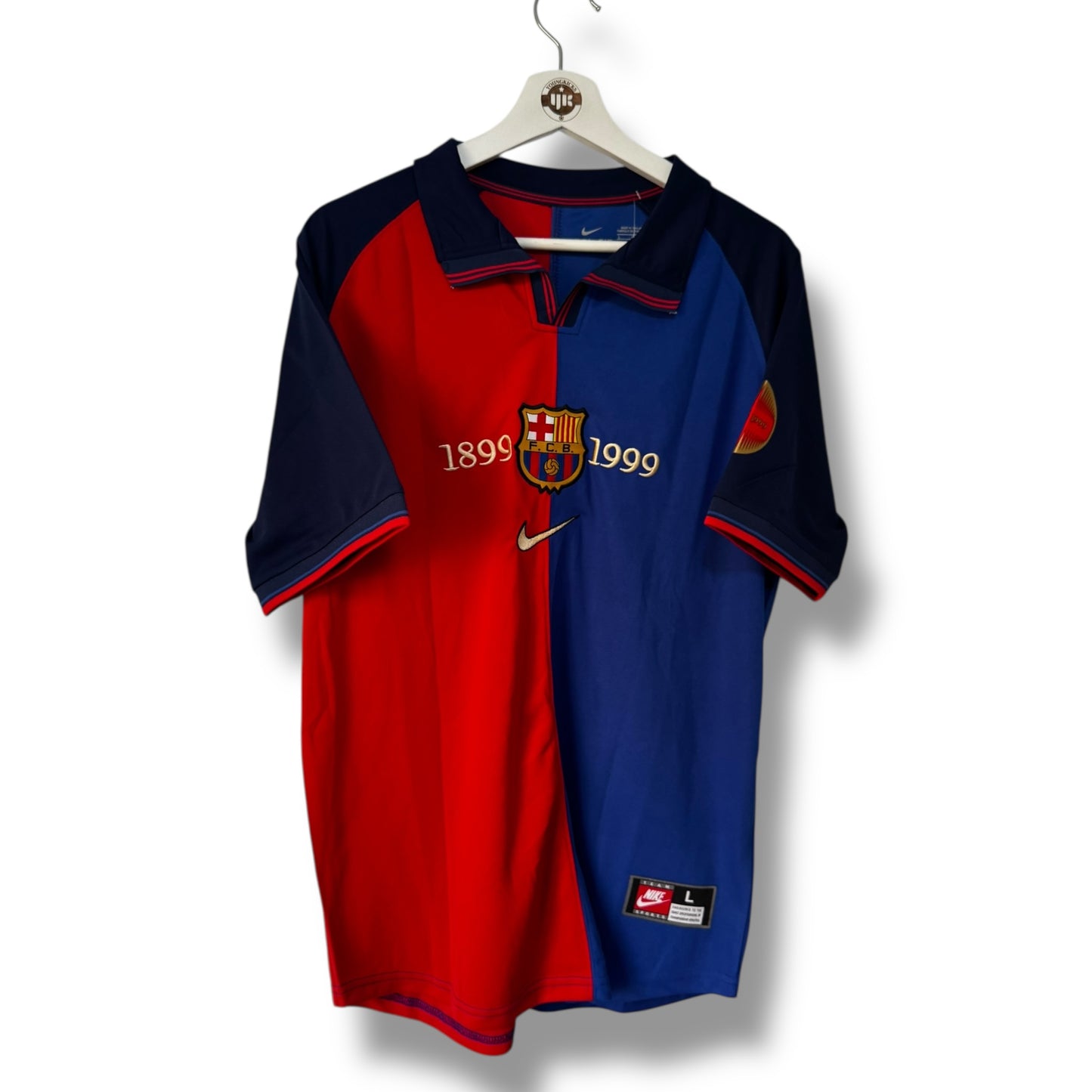 YK Guardiola Barcelona 1999/00 retro Home Jersey