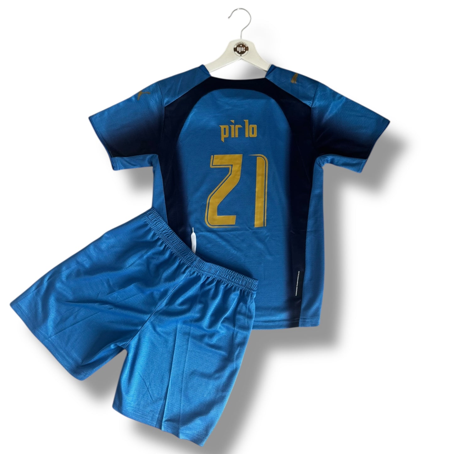 YK Kids Pirlo Italy 2006 retro Home Kit
