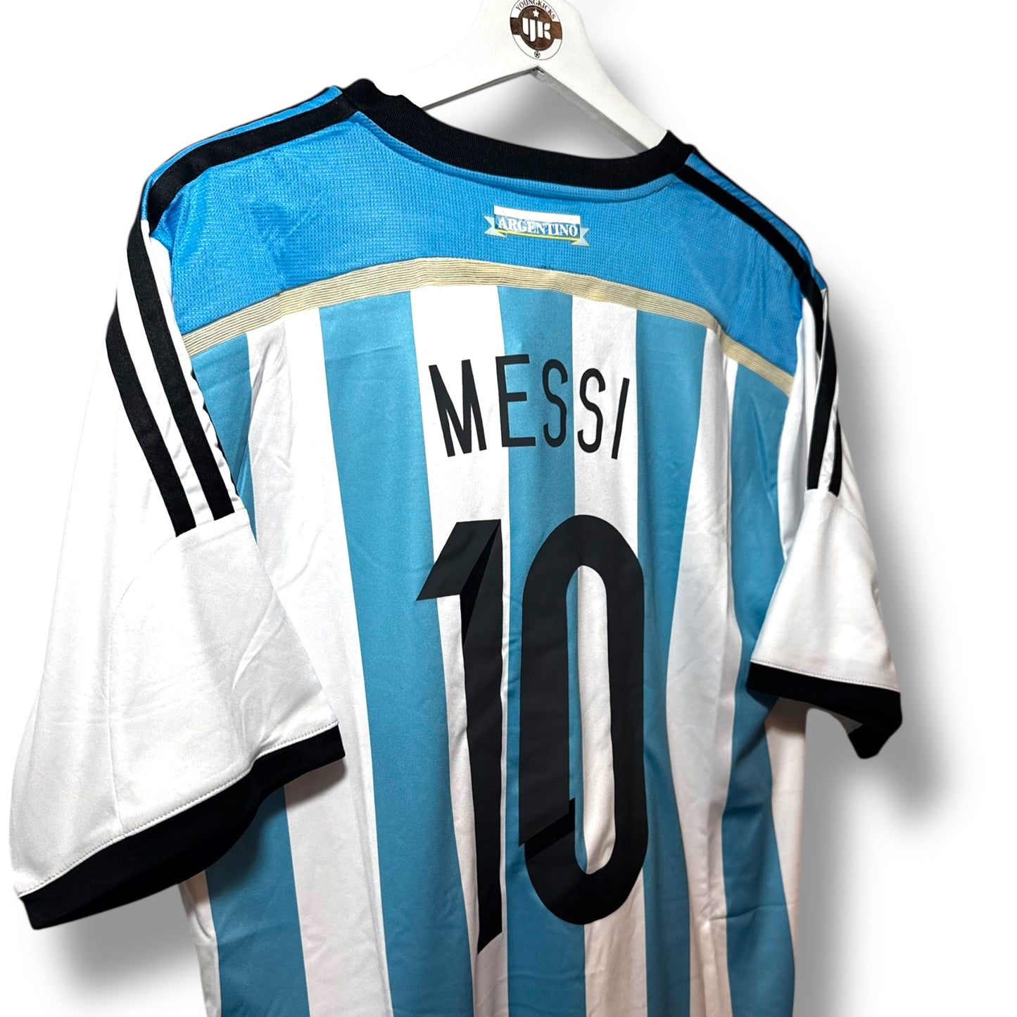 YK Messi Argentina 2014 retro Home Jersey