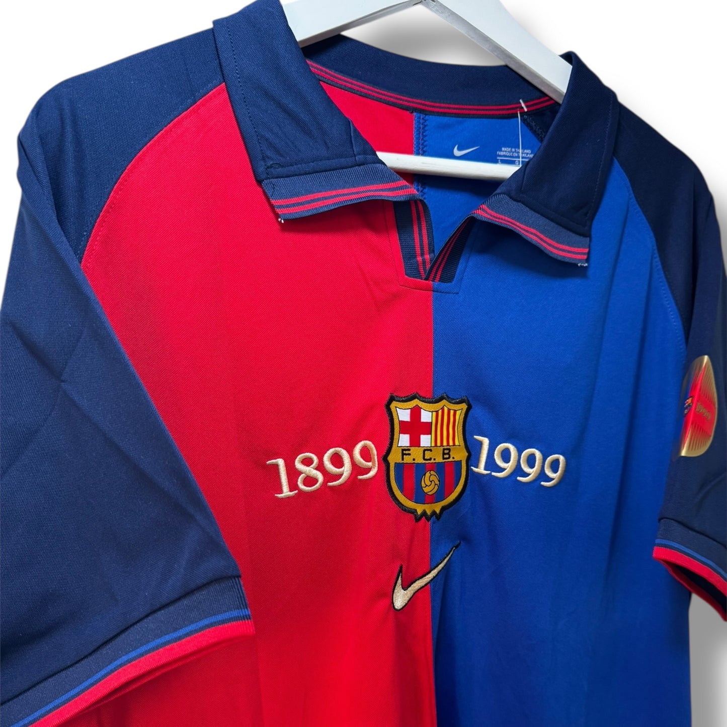 YK Guardiola Barcelona 1999/00 retro Home Jersey
