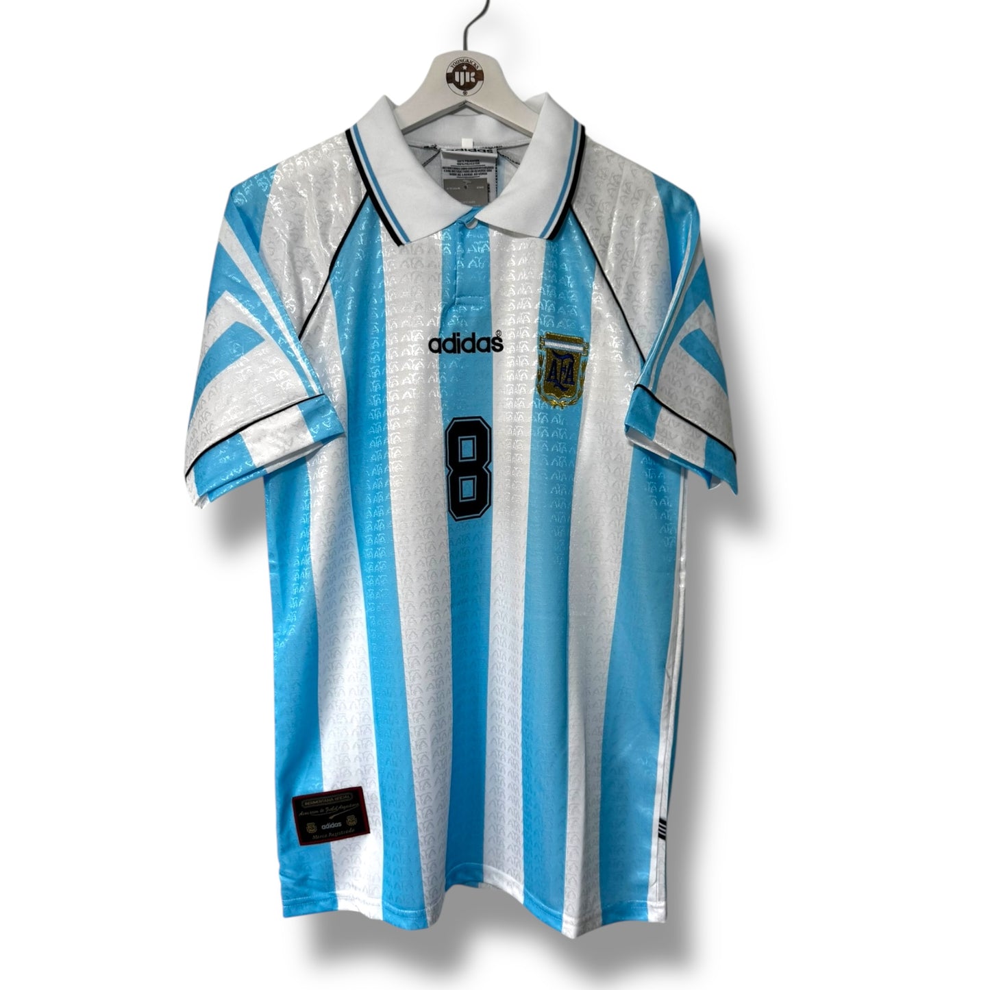YK Simeone Argentina 1996 retro Home Jersey
