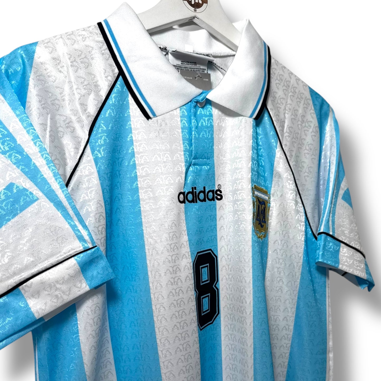 YK Simeone Argentina 1996 retro Home Jersey