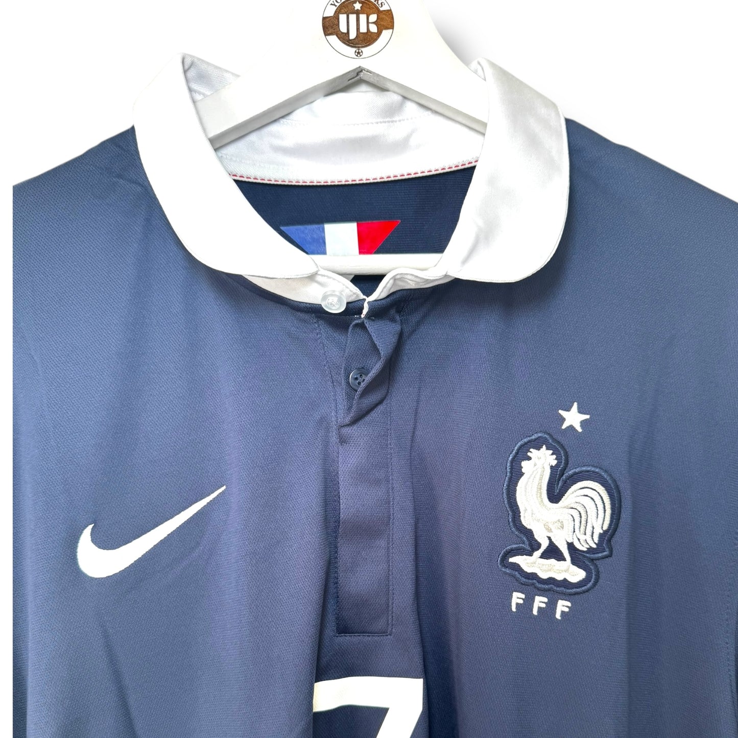 YK Ribery France 2014 retro Home Jersey