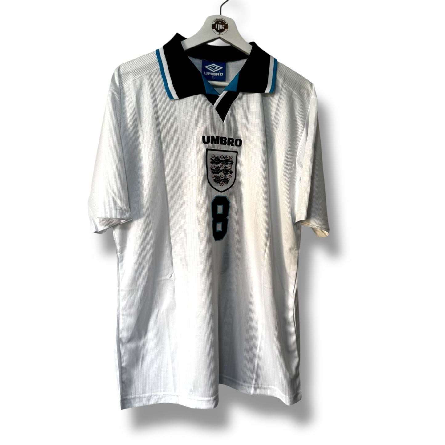 YK Gascoigne England 1996 retro Home Jersey