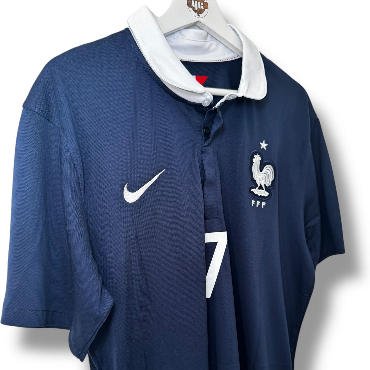YK Ribery France 2014 retro Home Jersey