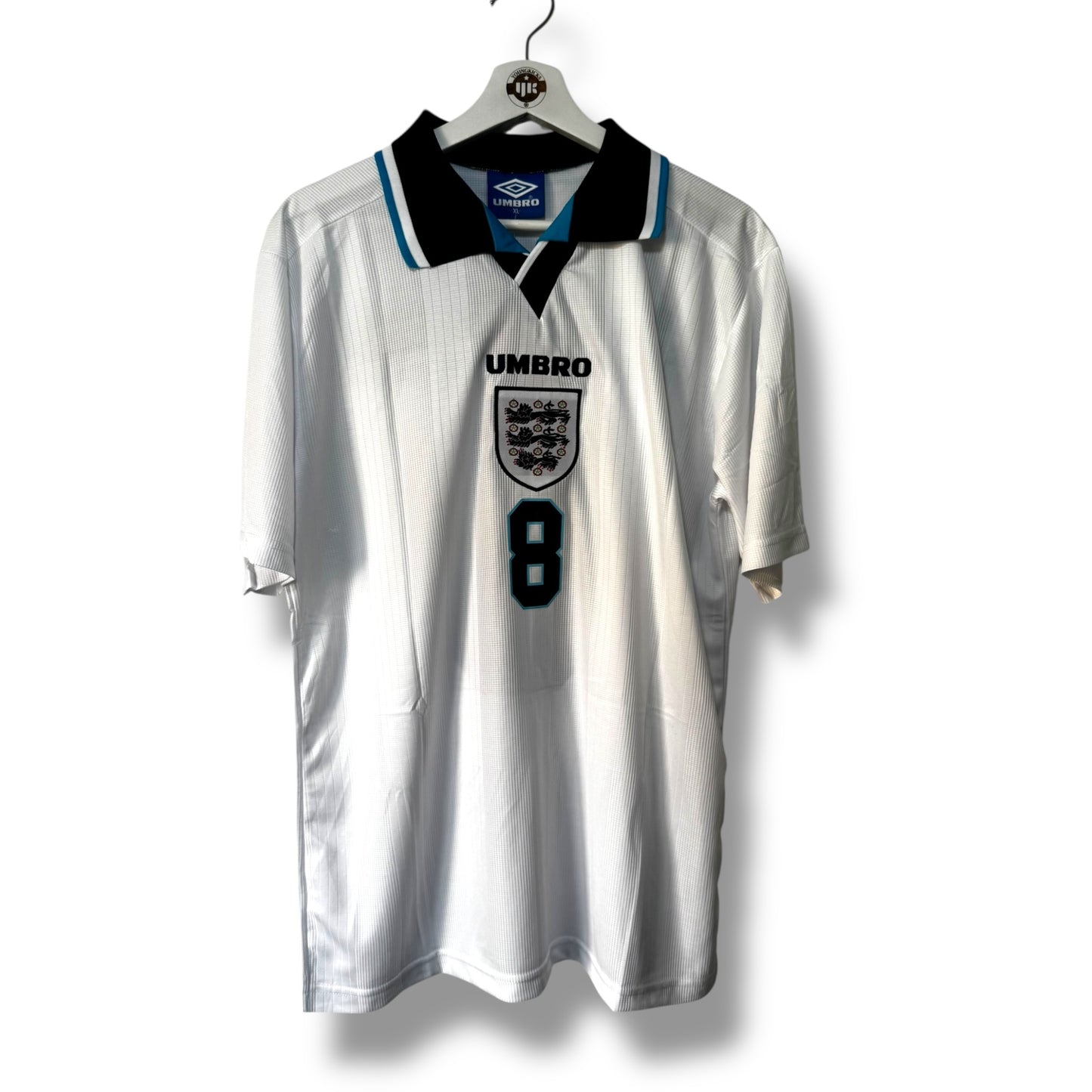 YK Gascoigne England 1996 retro Home Jersey