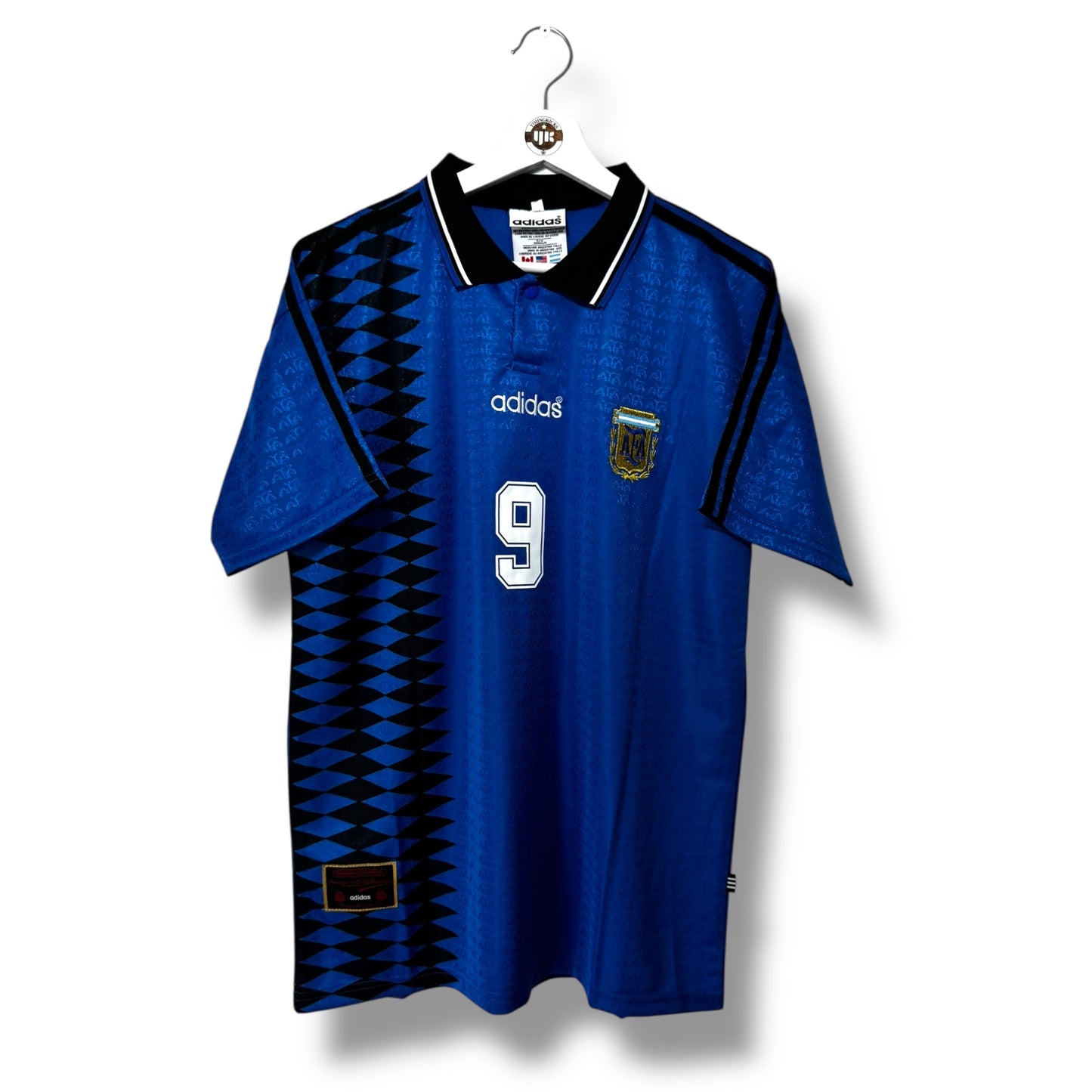 YK Batistuta Argentina 1994 retro Away Jersey